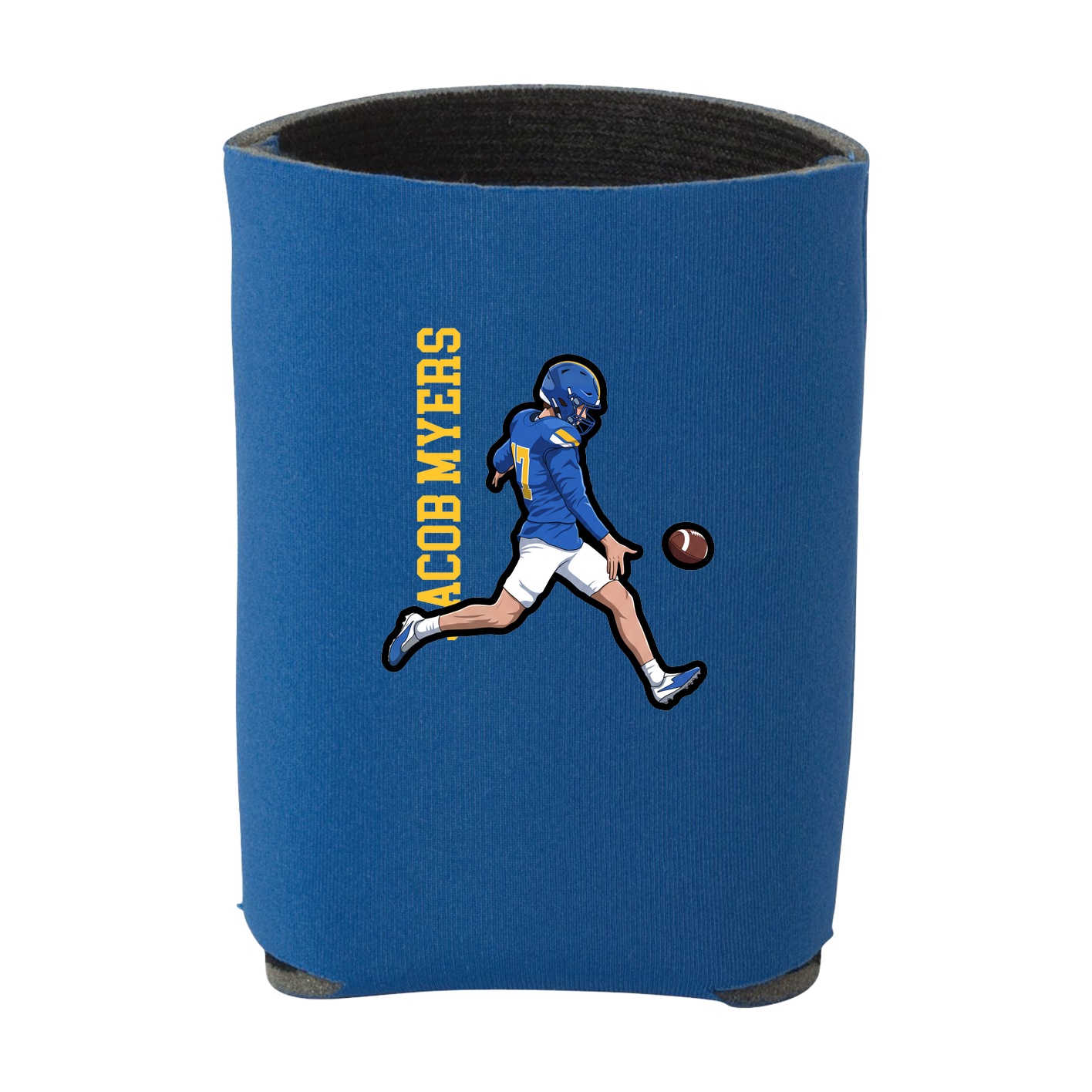 Can Holder — Name Vertical in Royal