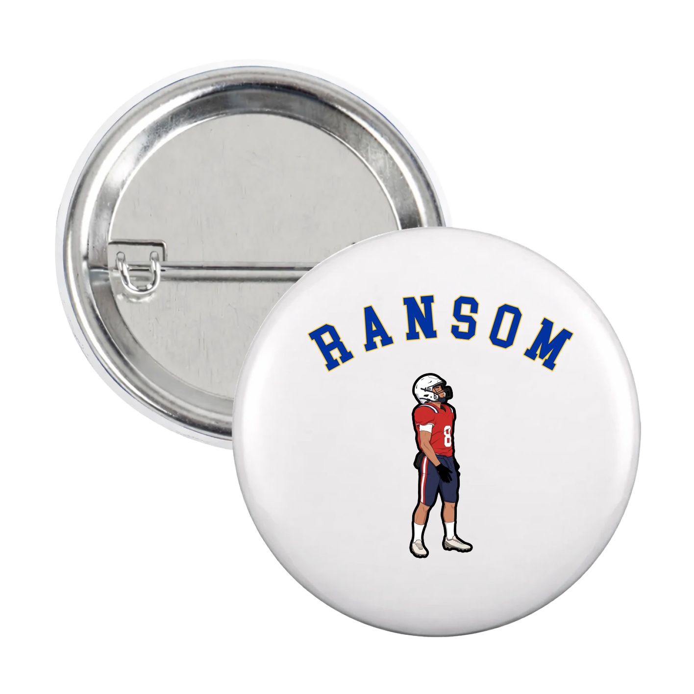 Game Day Button — Shirsey Arch in White