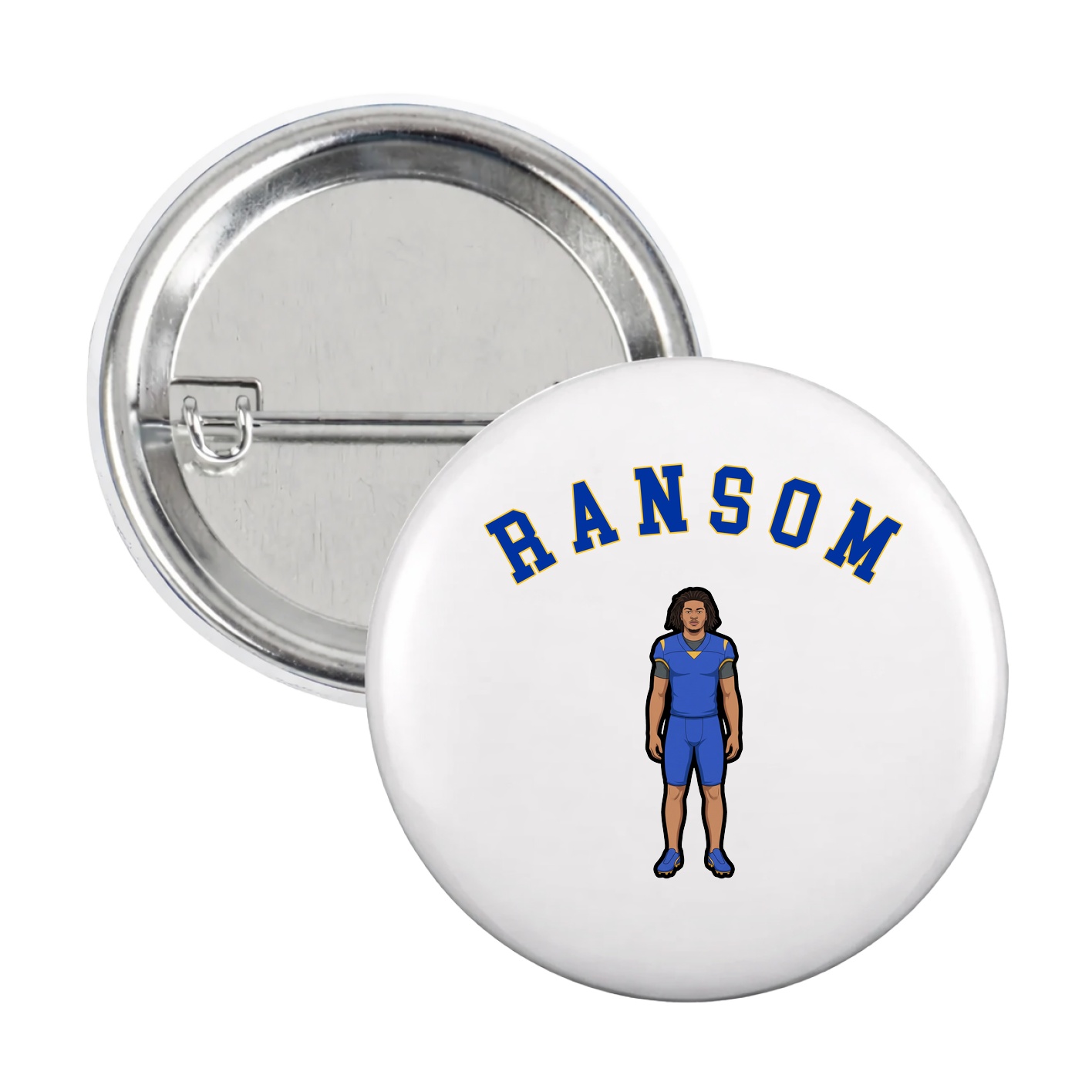 Game Day Button — Shirsey Arch in White