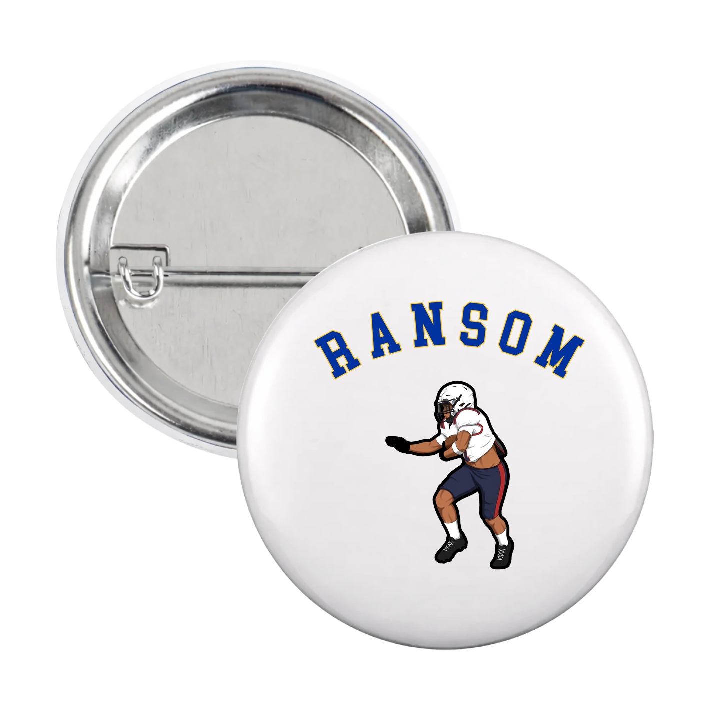 Game Day Button — Shirsey Arch in White