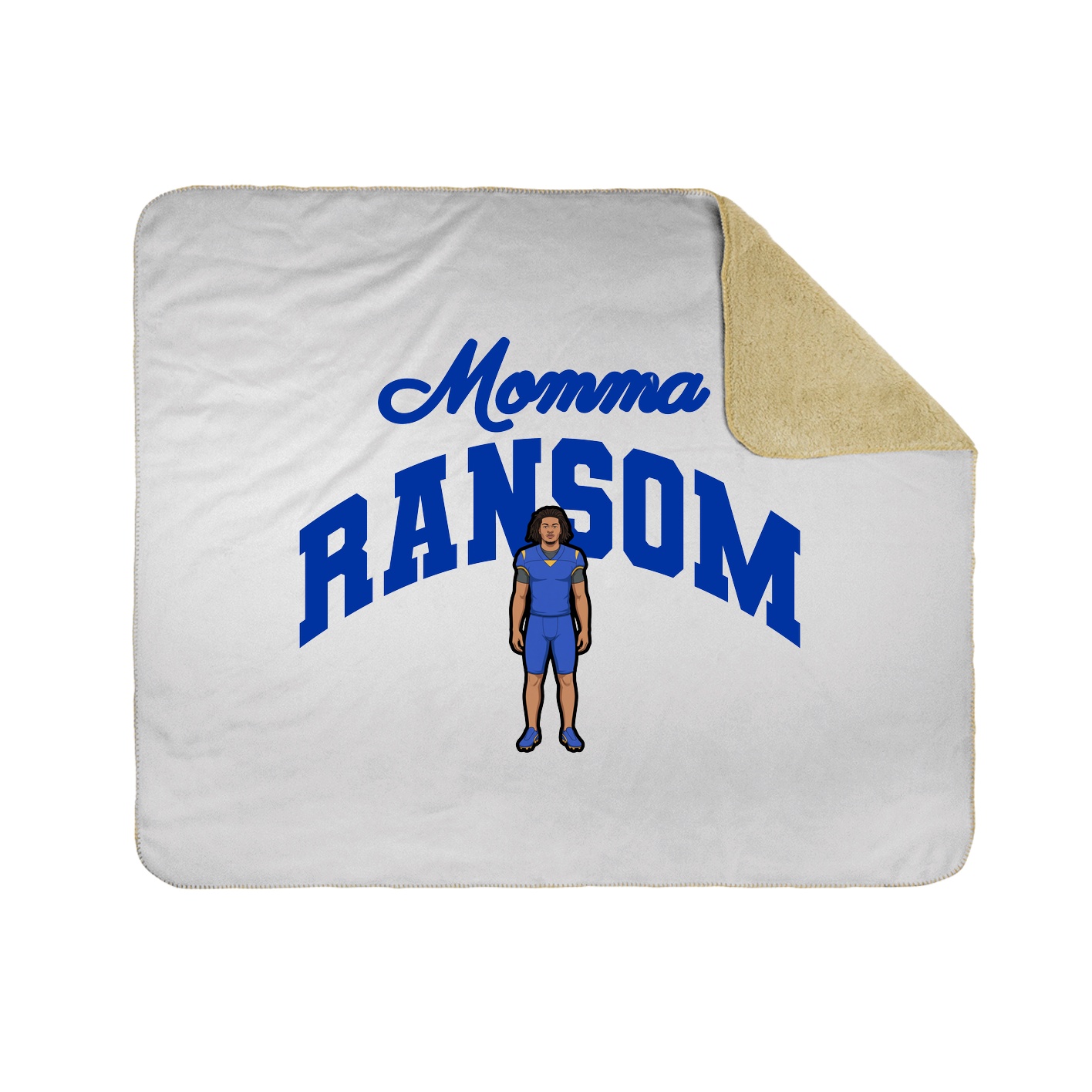 Throw Blanket — Mothers Day Arch in White