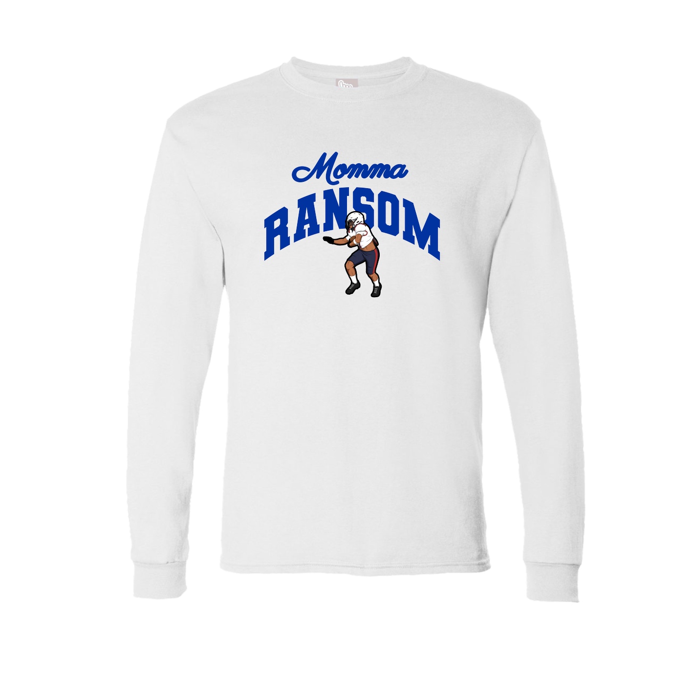 Long Sleeve Tee — Mothers Day Arch in White