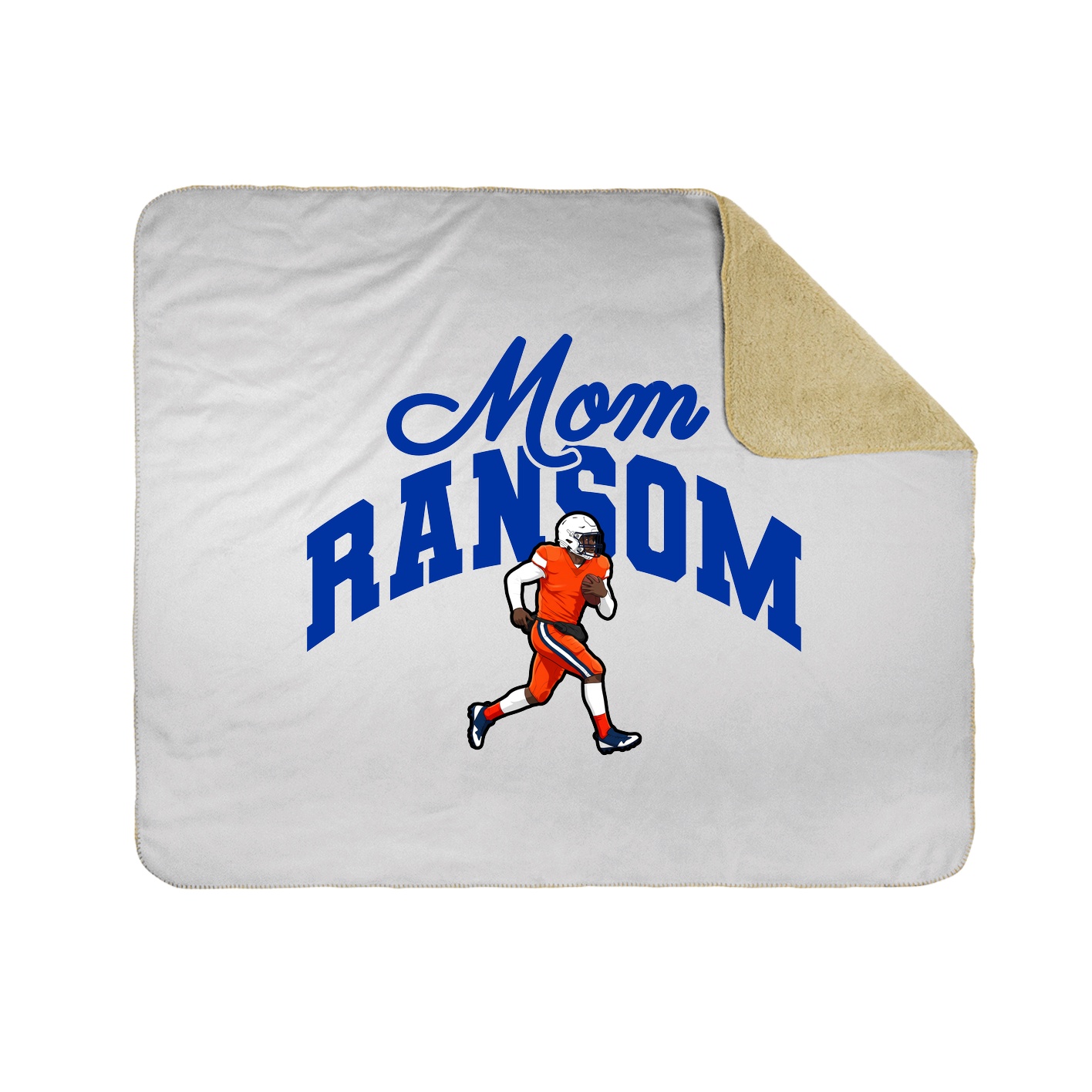 Throw Blanket — Mothers Day Arch in White