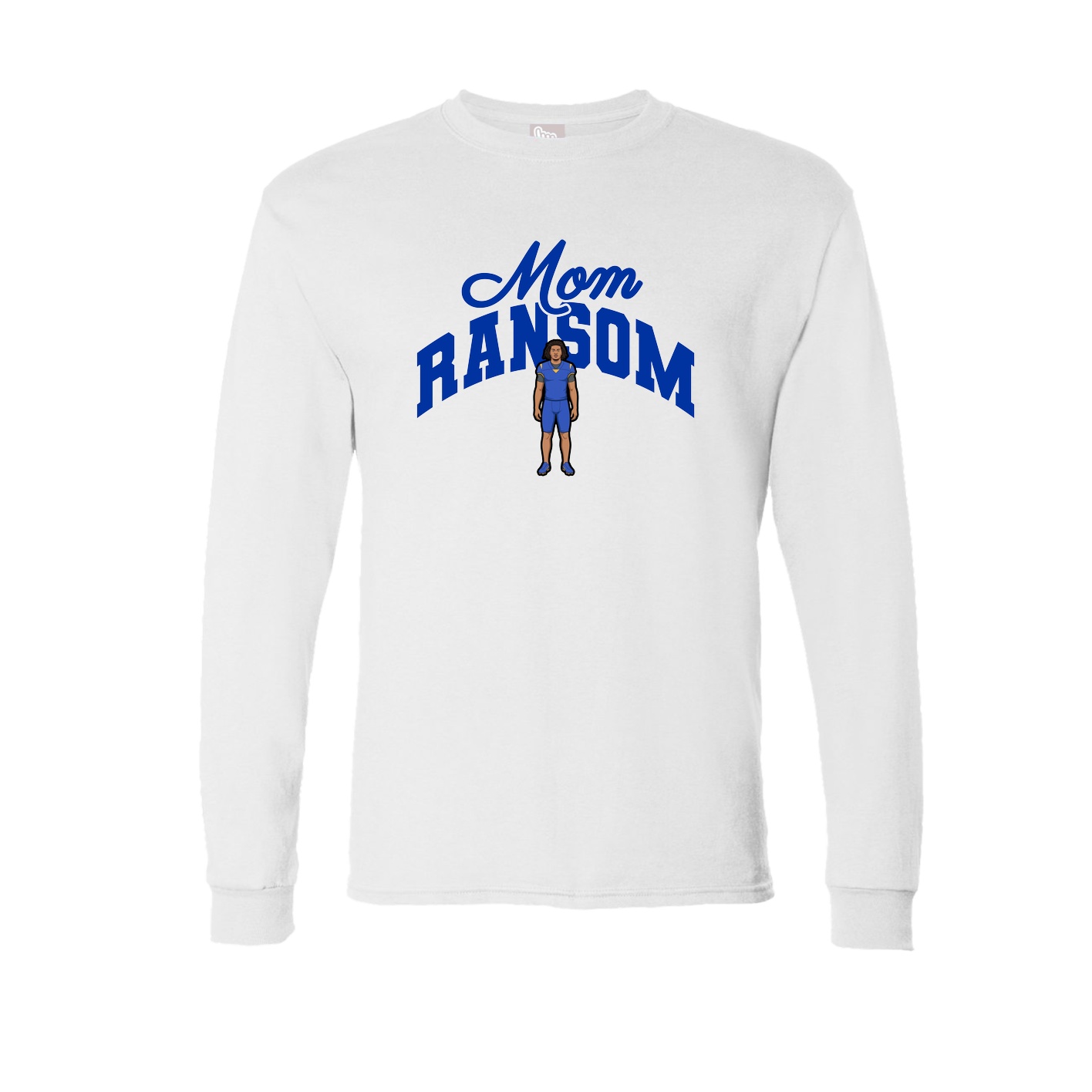 Long Sleeve Tee — Mothers Day Arch in White