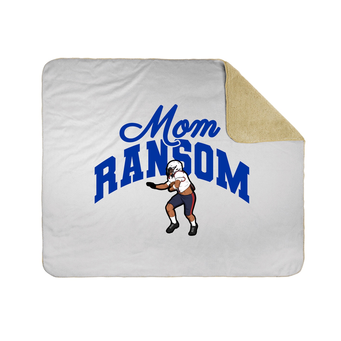 Throw Blanket — Mothers Day Arch in White