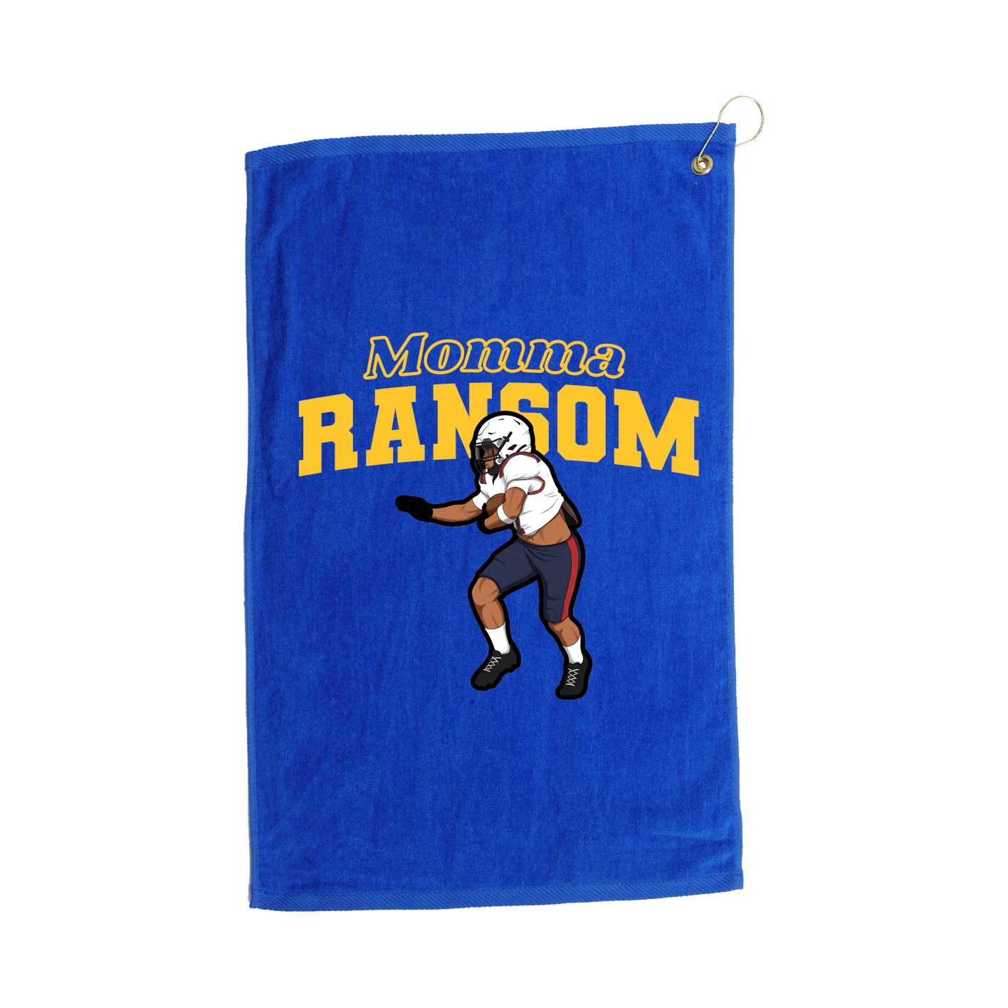 Golf Towel — Mothers Day Block in Royal