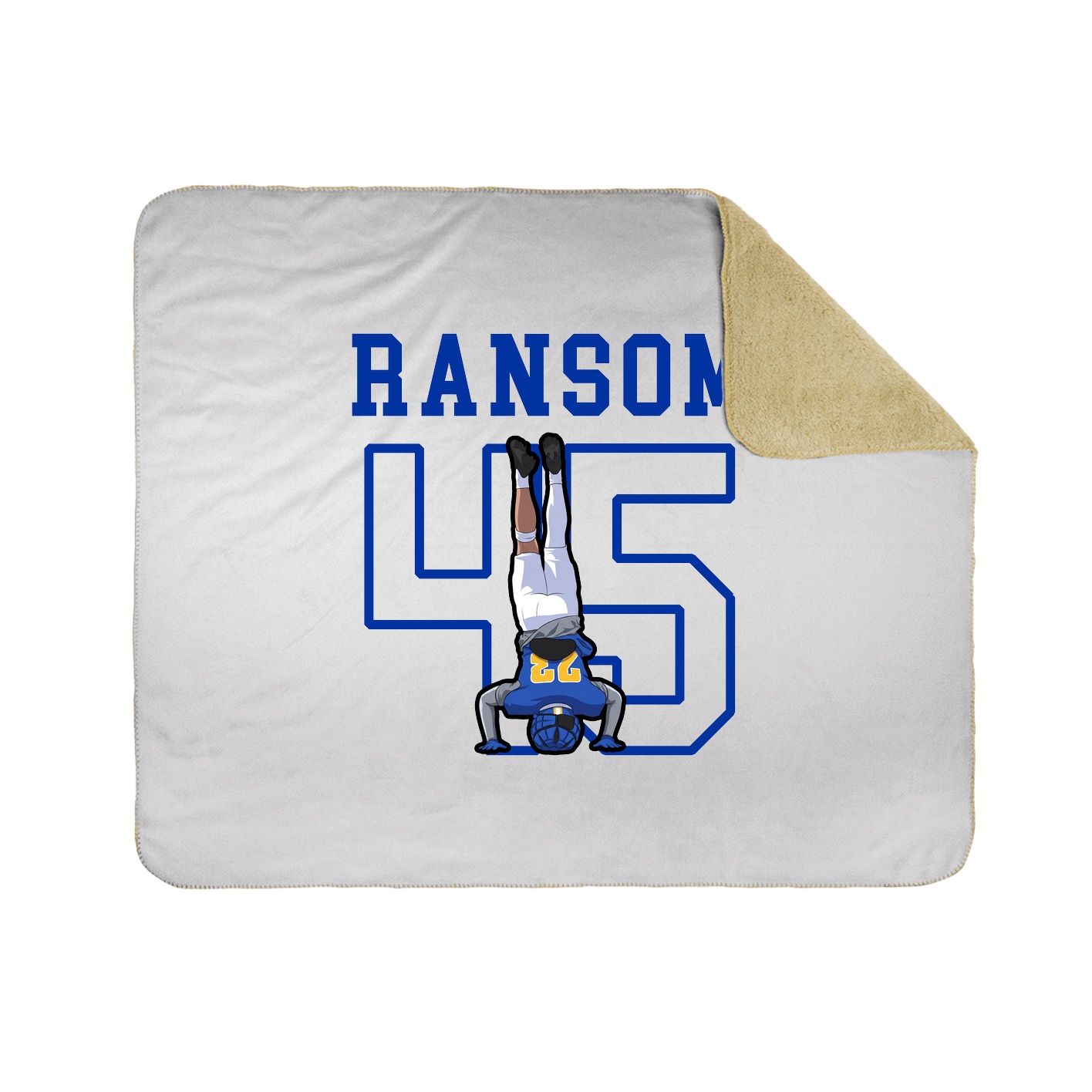 Throw Blanket — Shirsey in White
