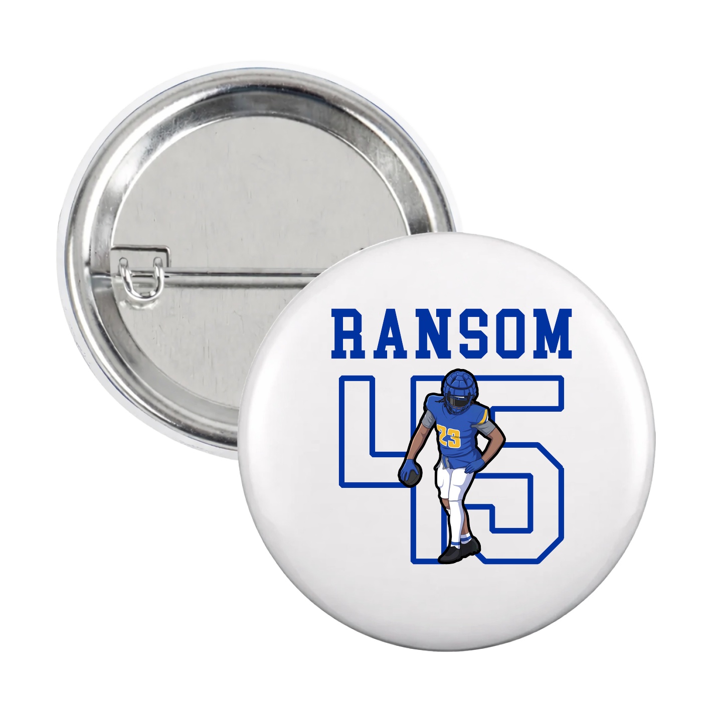 Game Day Button — Shirsey in White