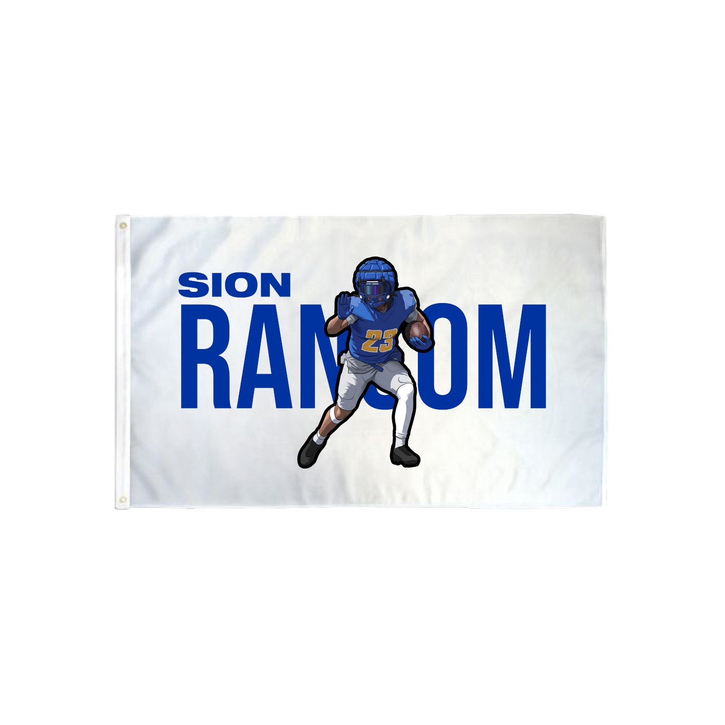 3x5 Flag — Player Name in Classic