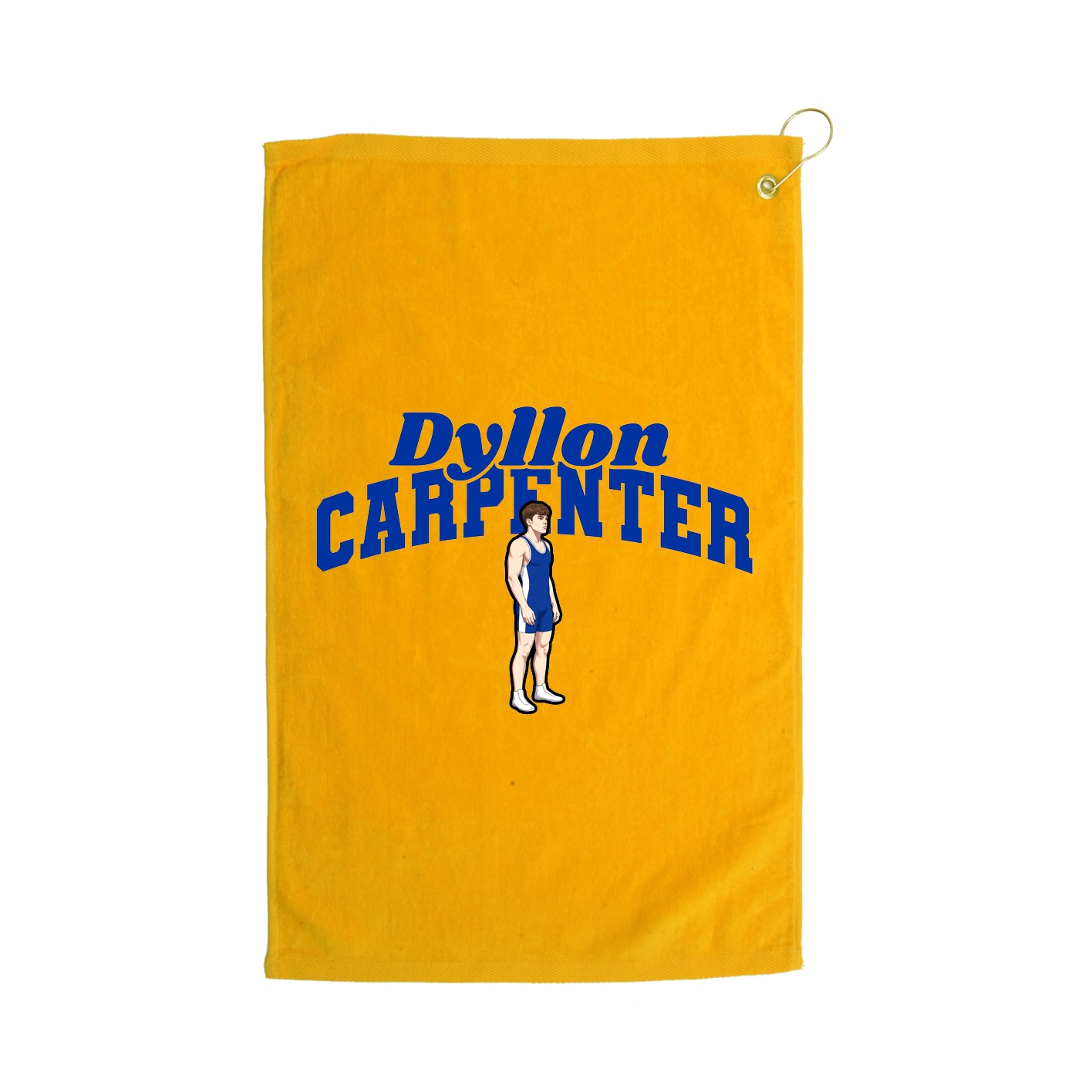 Golf Towel — Signature Arch in Gold