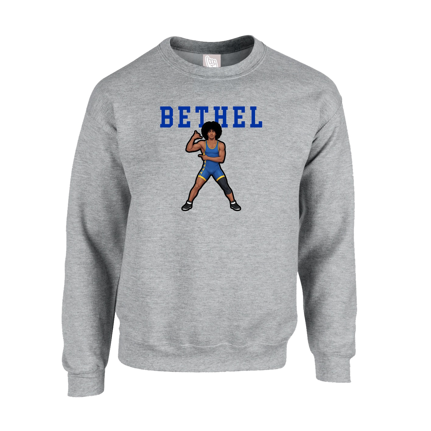 Fleece Crew — Shirsey in Grey