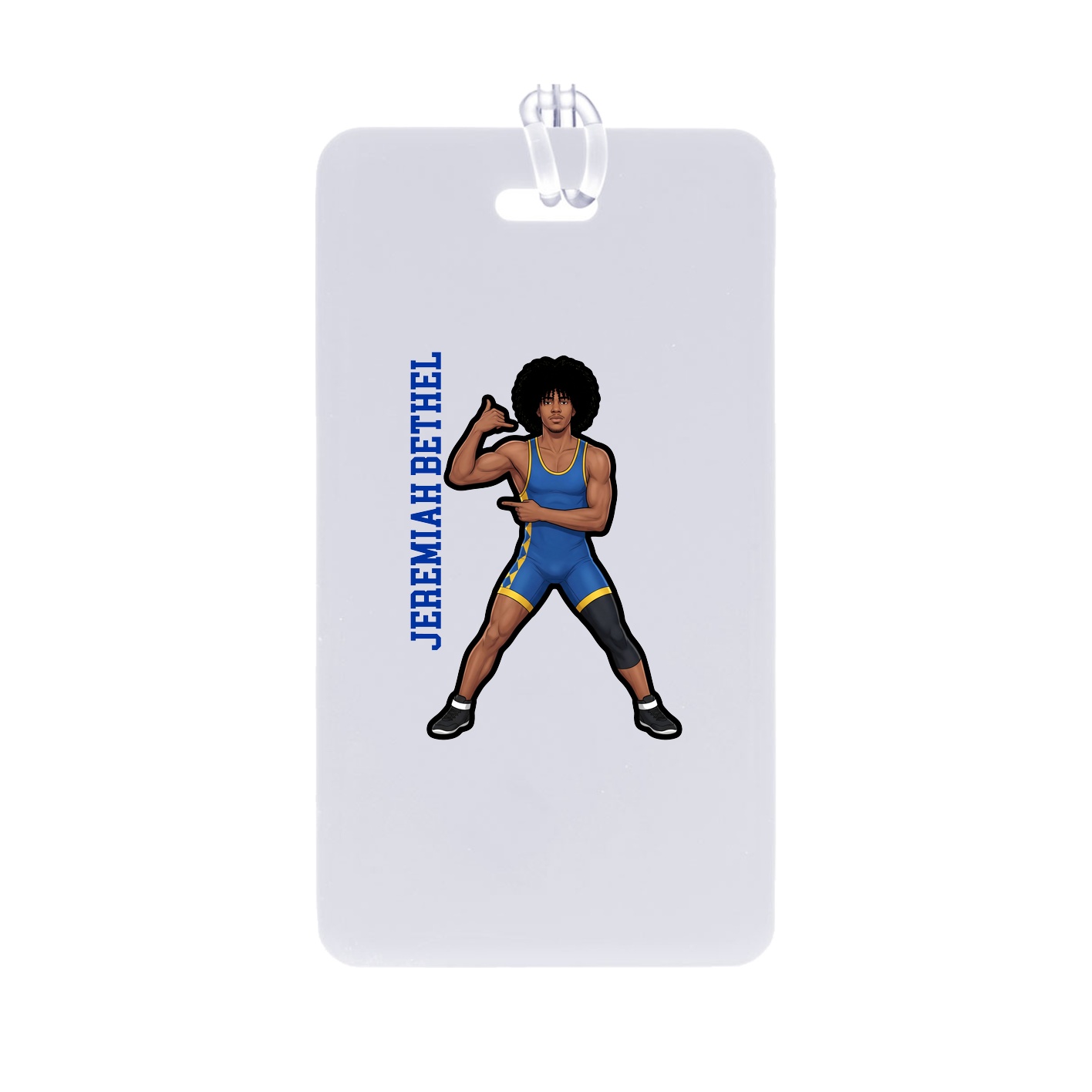 Bag Tag — Name Vertical in Classic