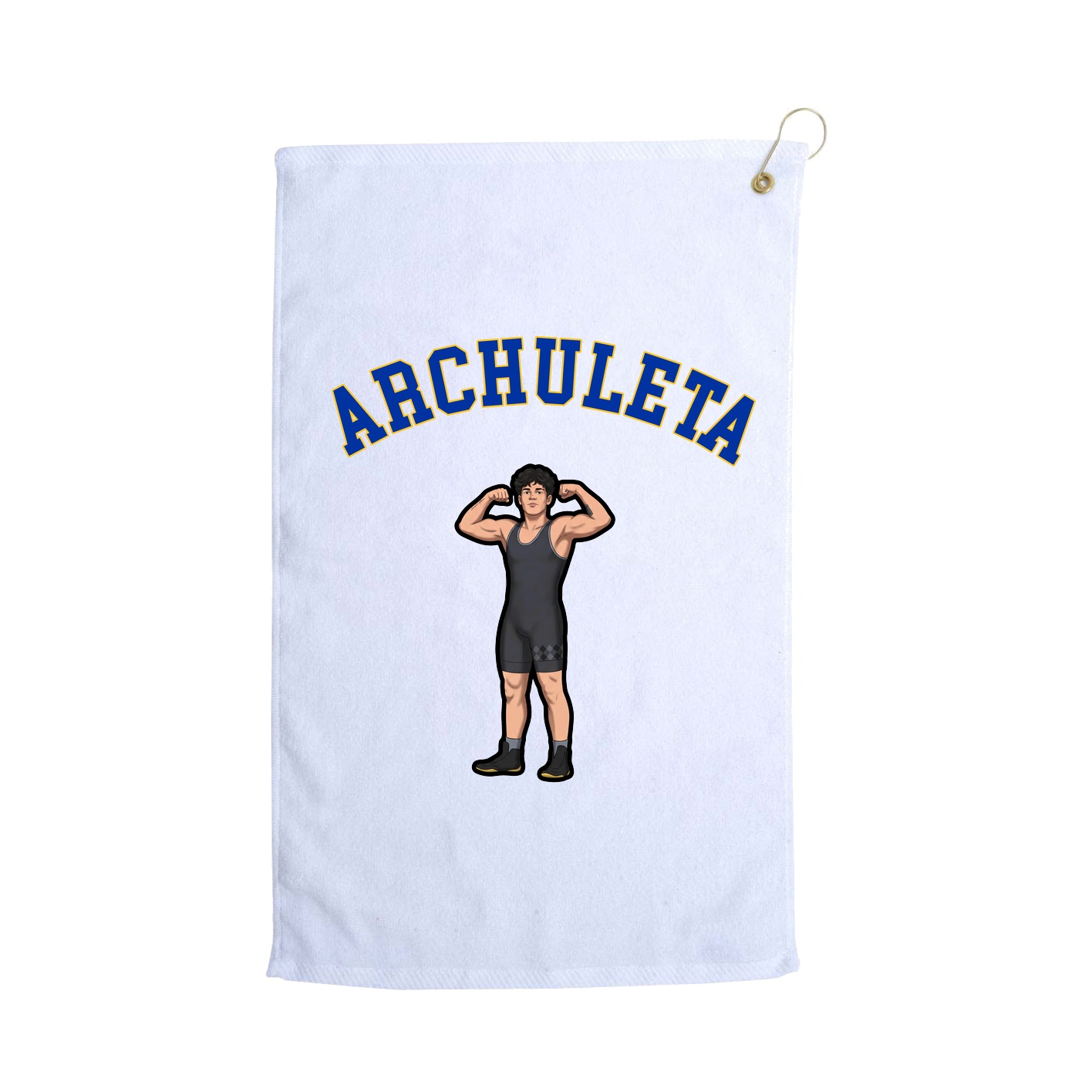 Golf Towel — Shirsey Arch in White