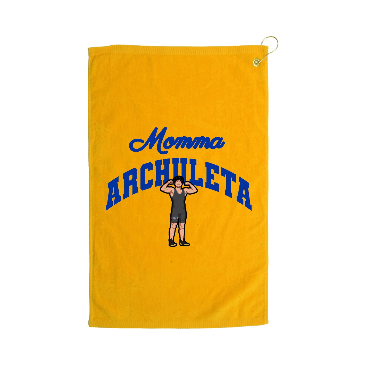 Golf Towel — Mothers Day Arch in Gold