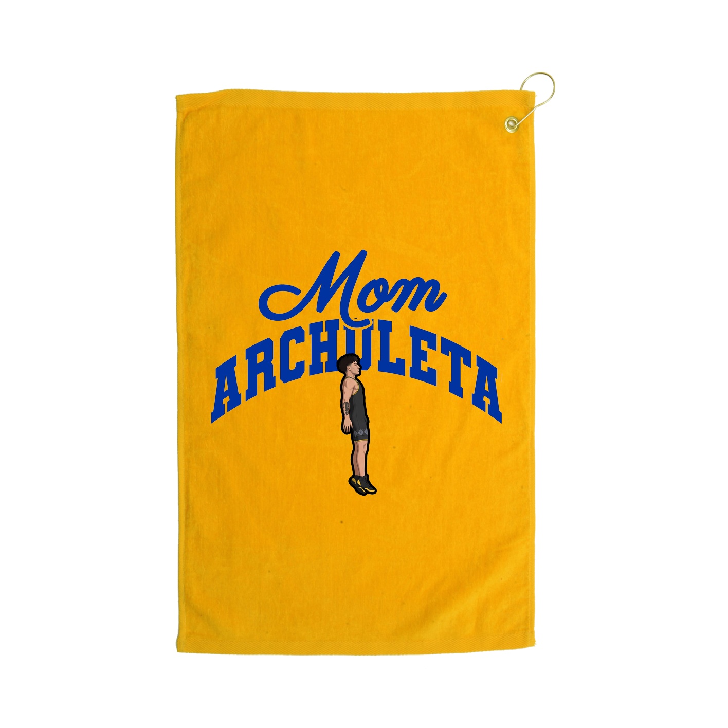 Golf Towel — Mothers Day Arch in Gold