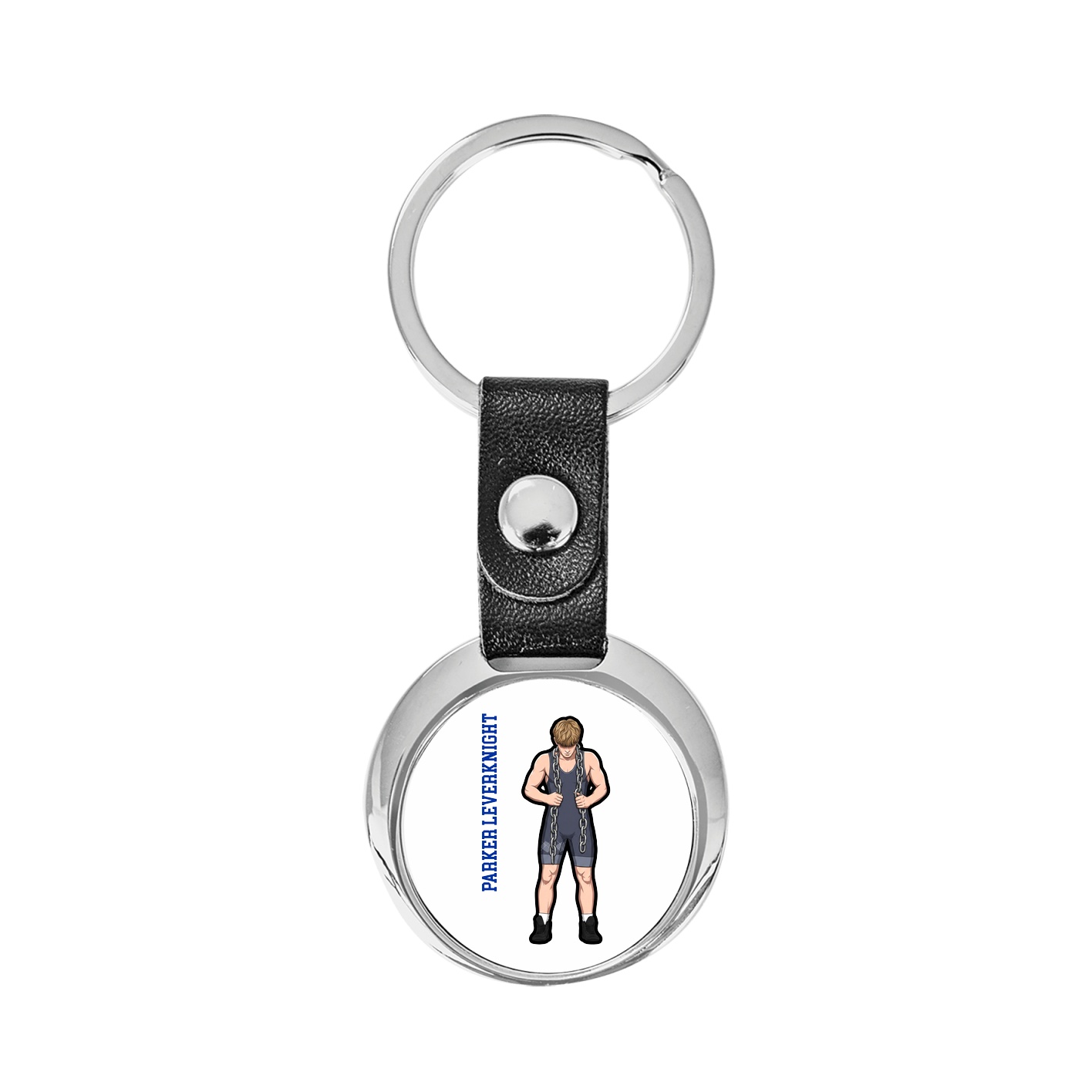 Key Chain — Name Vertical in Classic