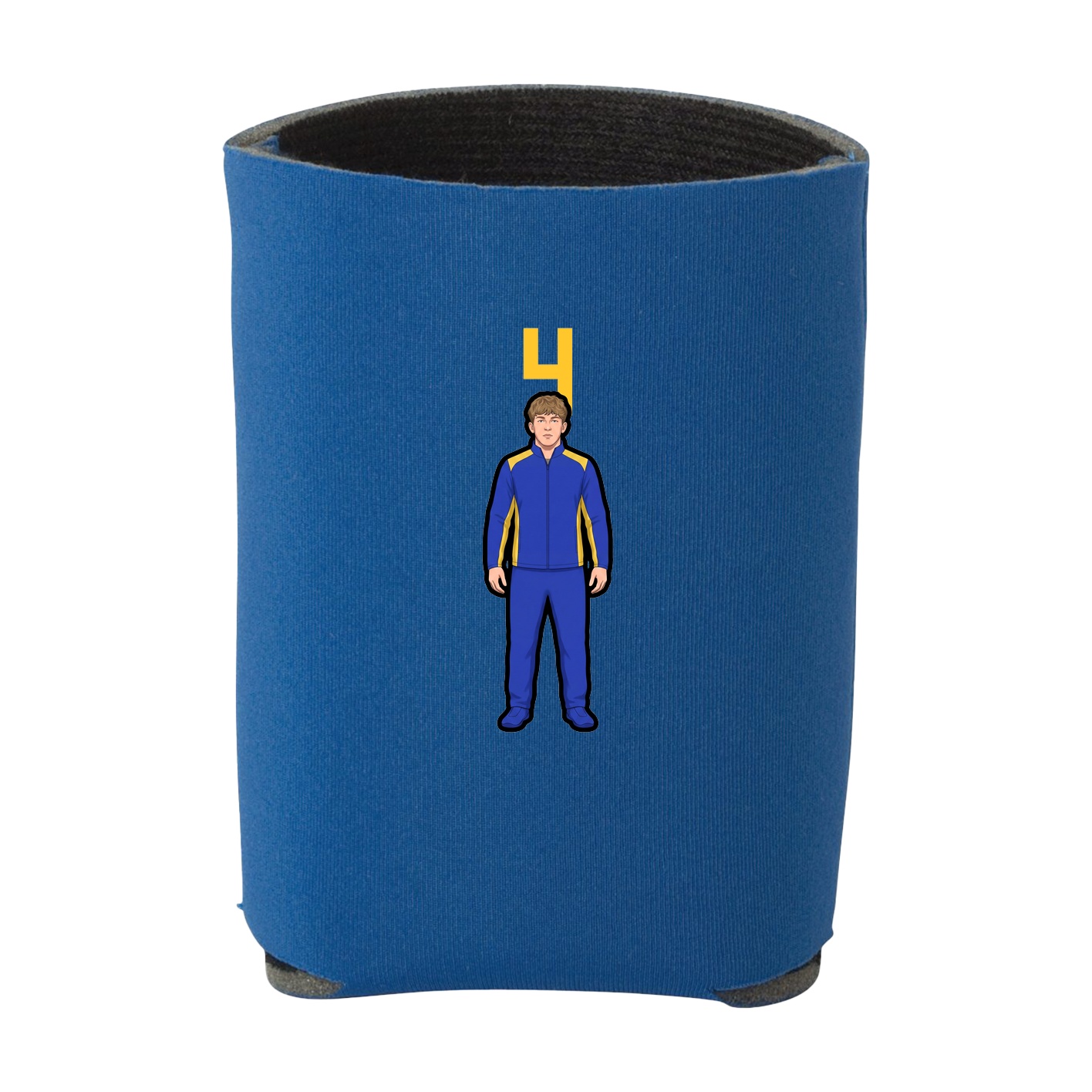 Can Holder — Number Top in Royal