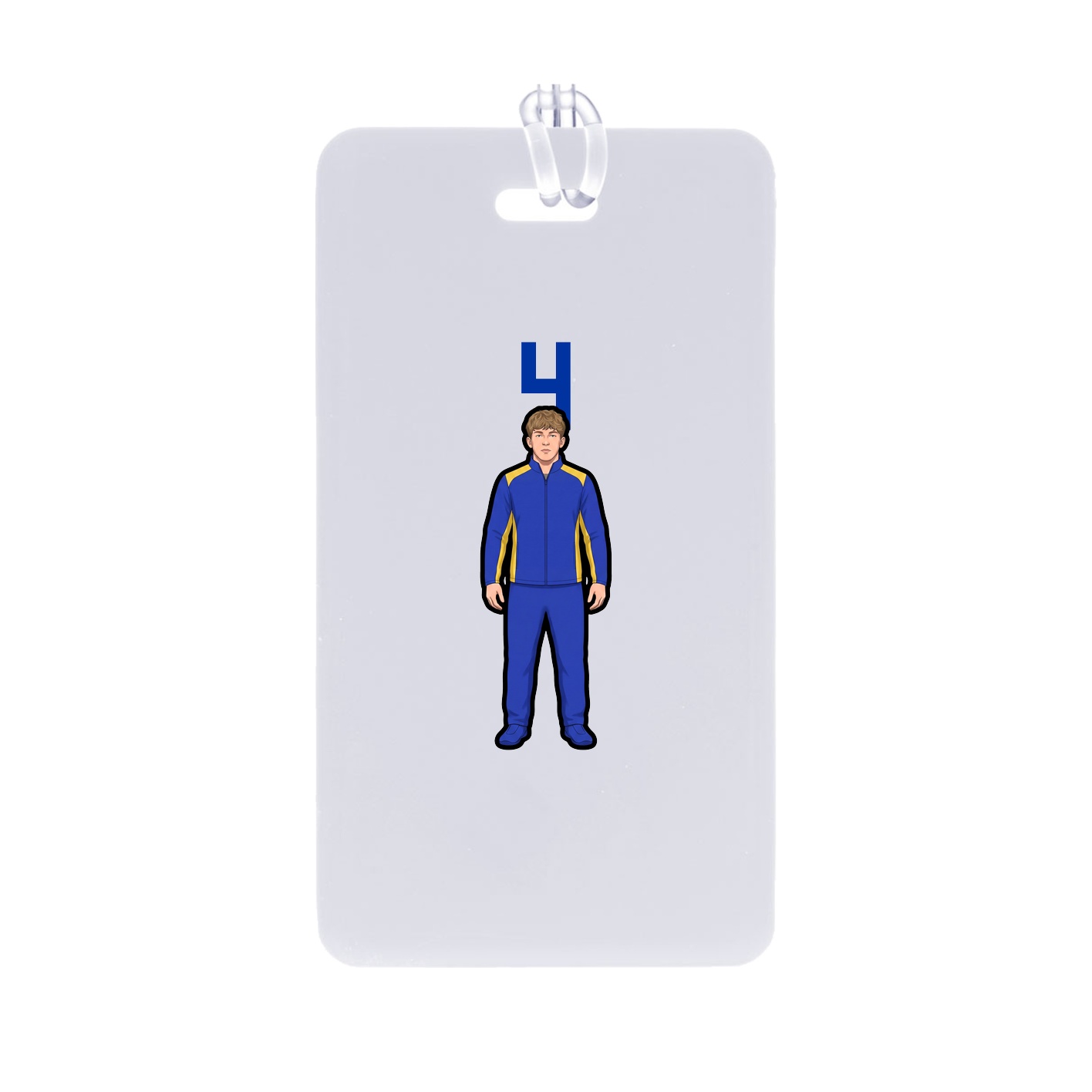 Bag Tag — Number Top in Classic