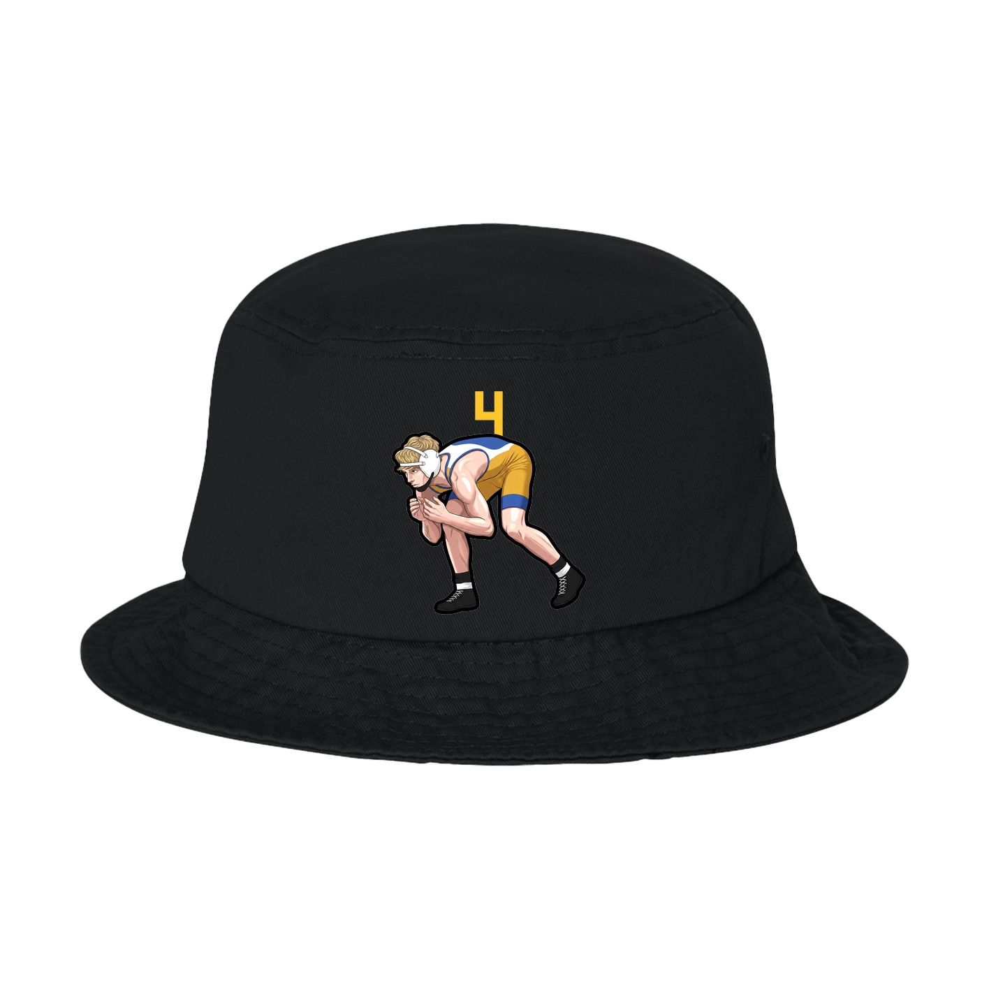 Bucket Cap — Number Top in Black