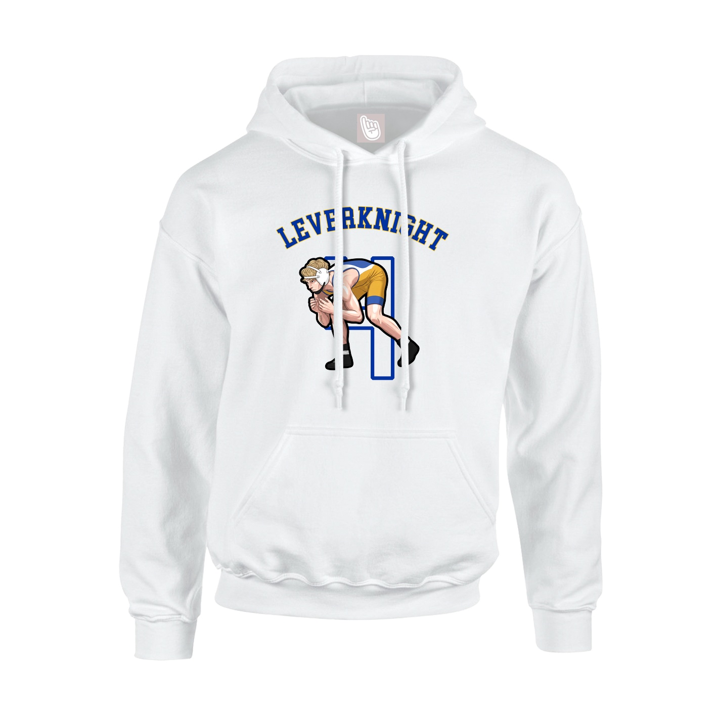 Youth Hoodie — Shirsey Arch in White