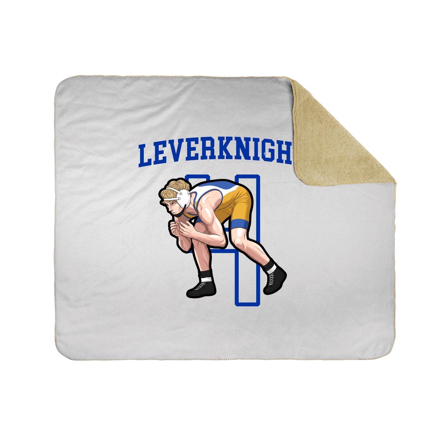 50x60 Sherpa Lined Throw Blanket