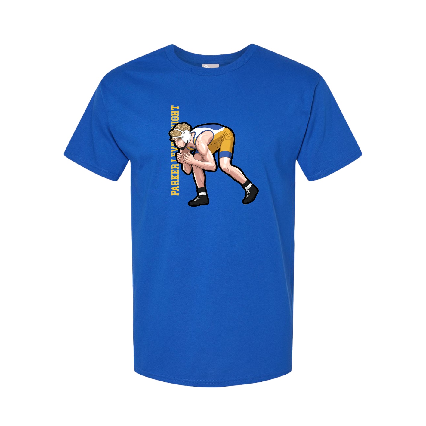 Tee — Name Vertical in Royal