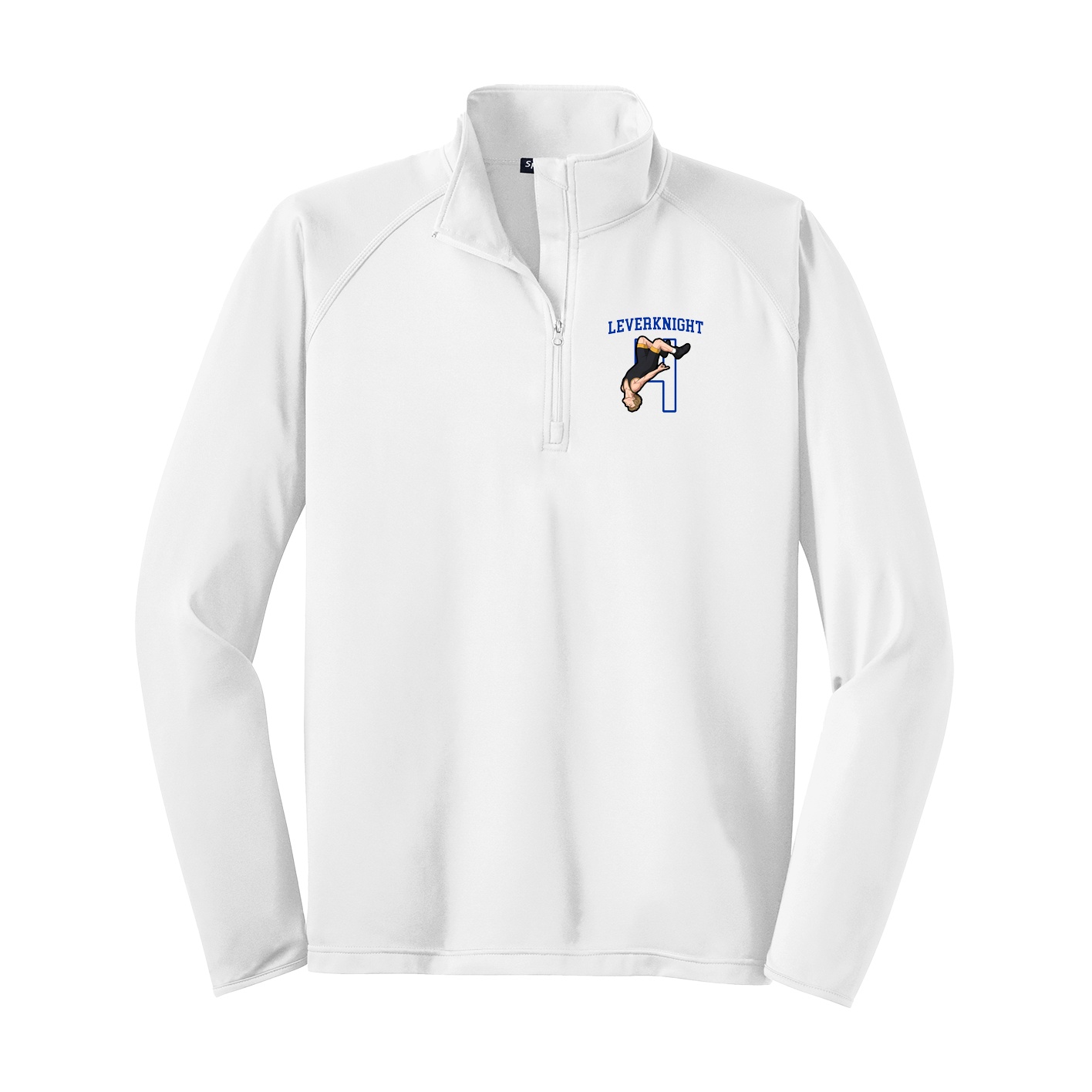 Q-Zip Pullover — Shirsey in White