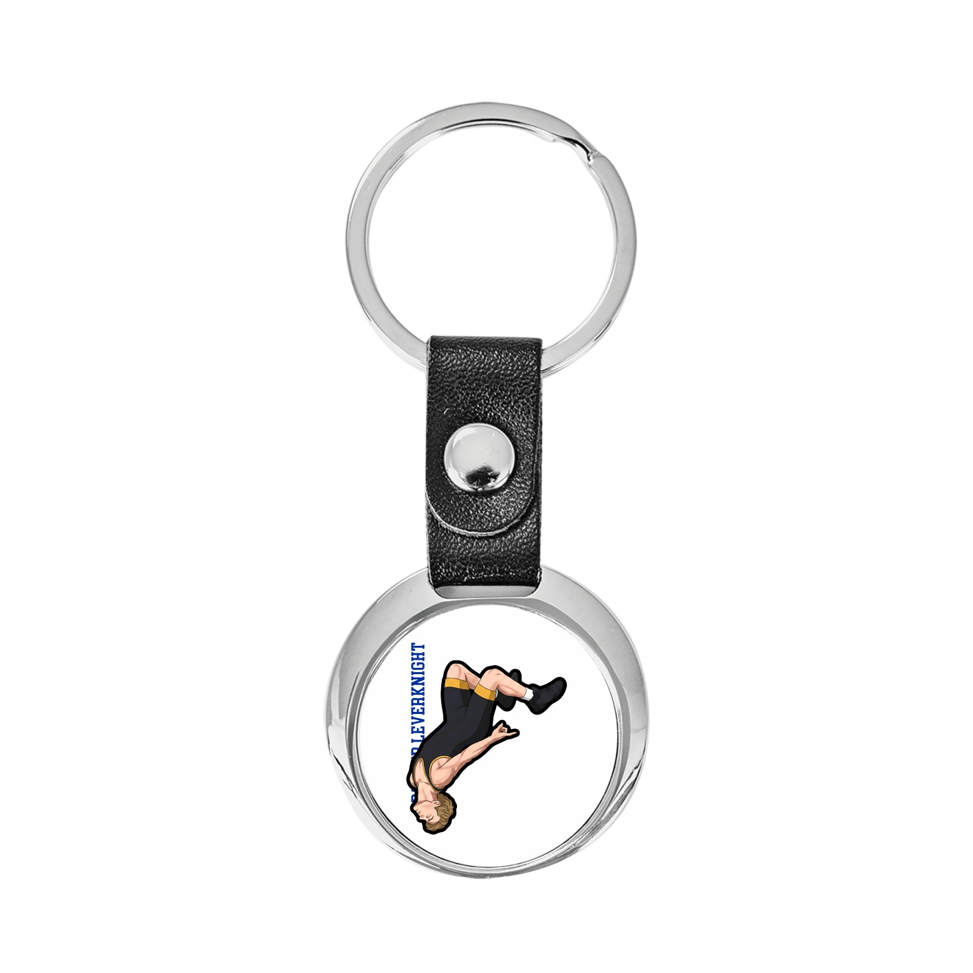 Key Chain — Name Vertical in Classic