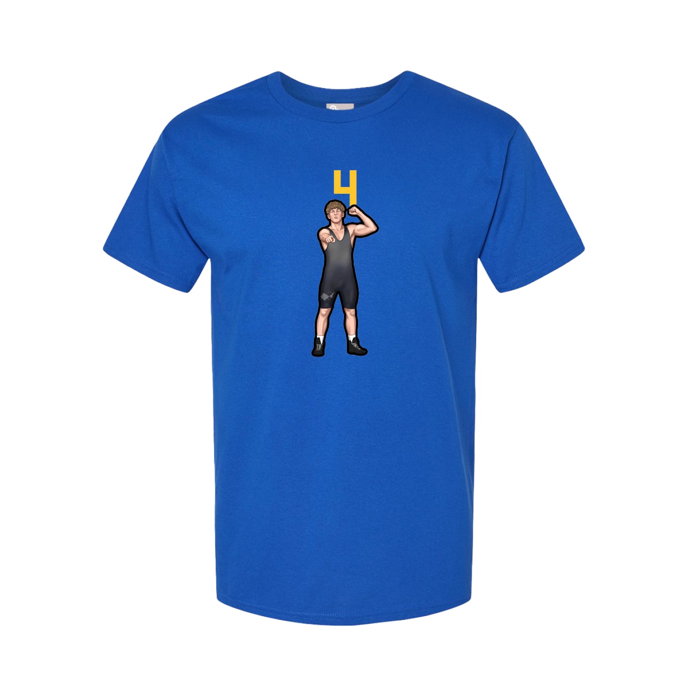 Tee — Number Top in Royal