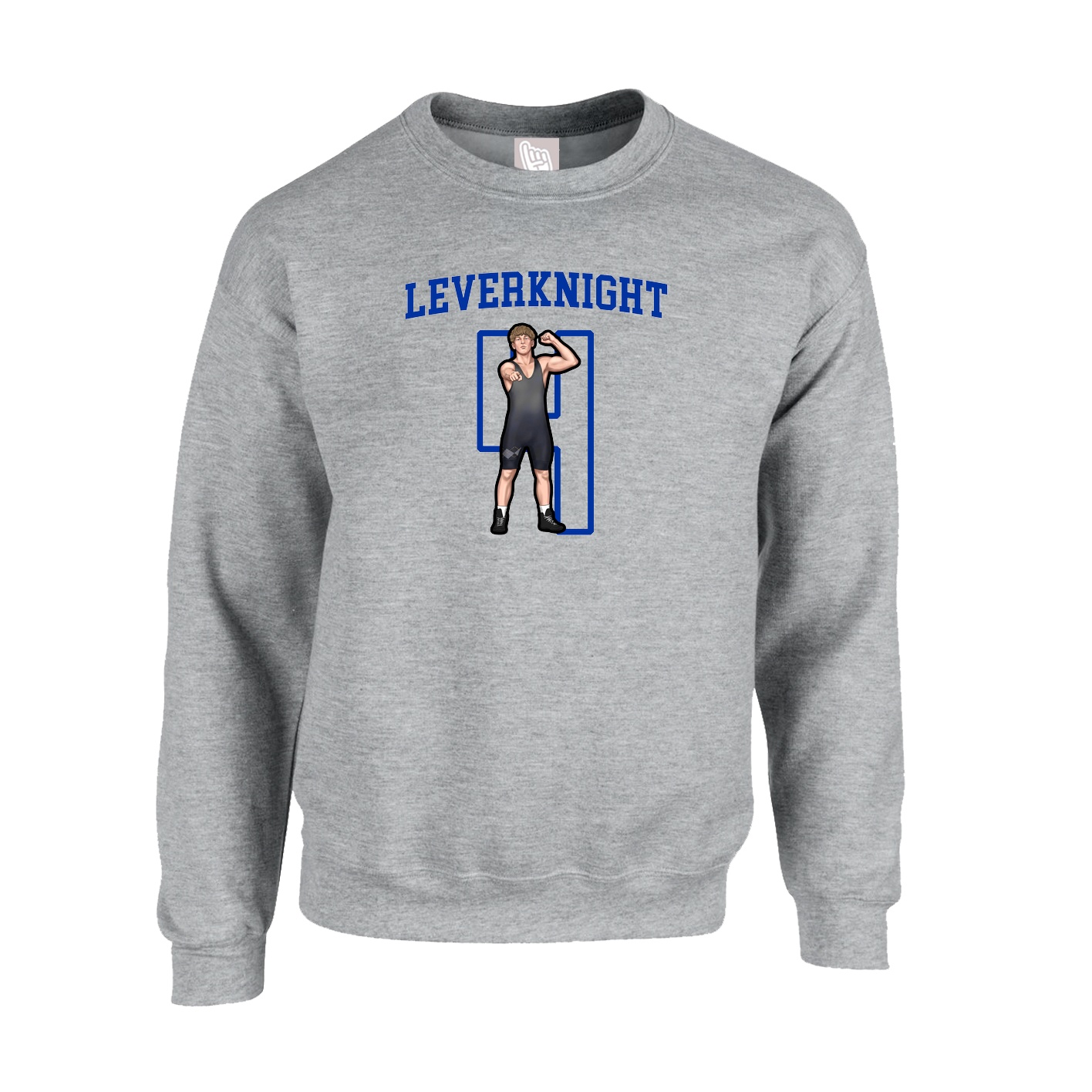 Fleece Crew — Shirsey in Grey