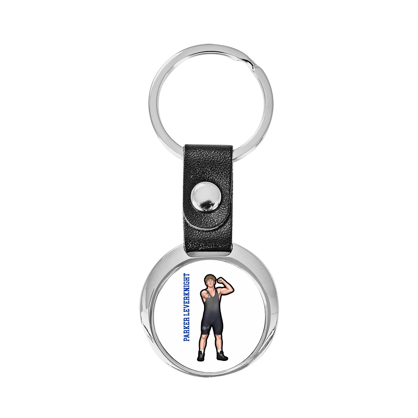 Key Chain — Name Vertical in Classic