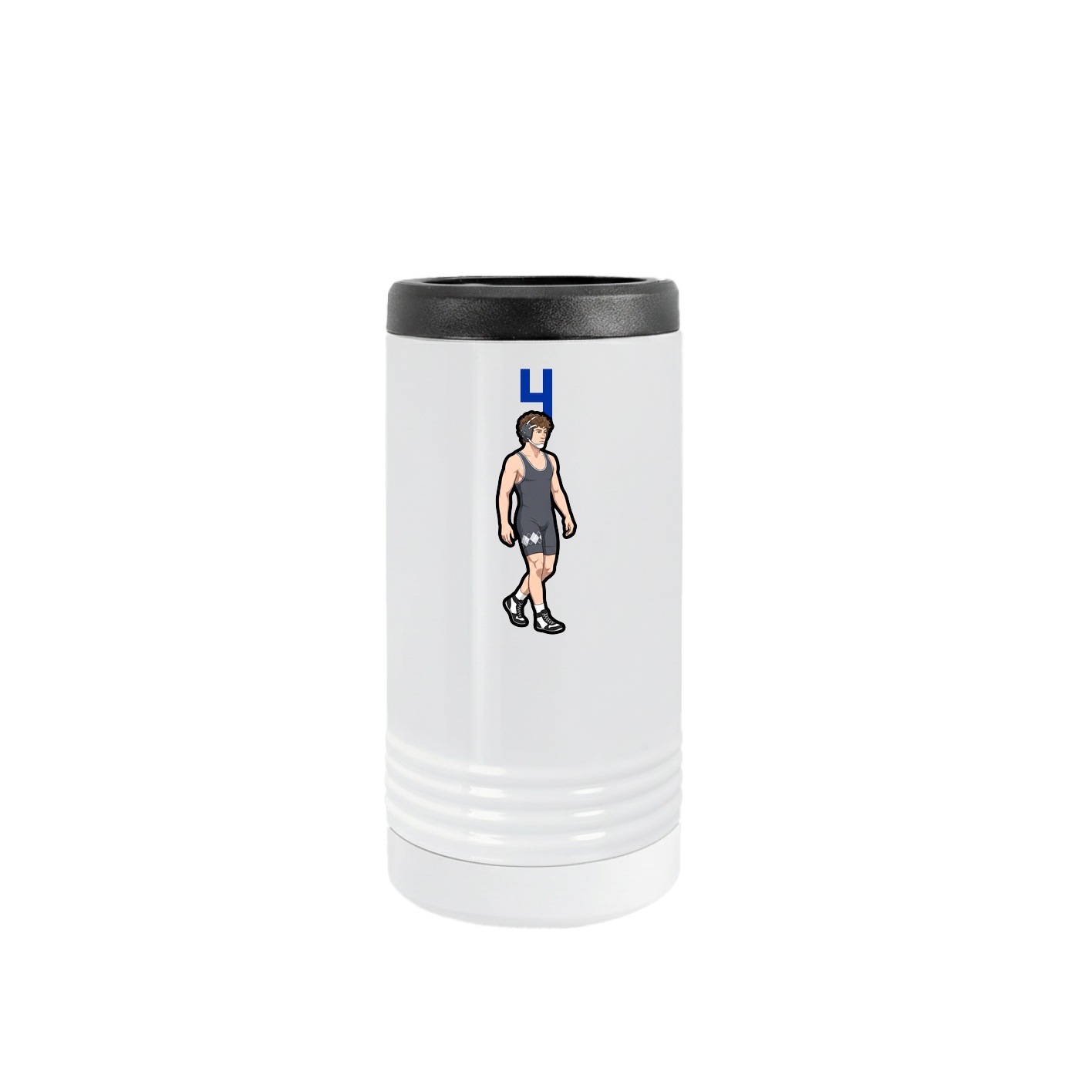 Slim Beverage Holder — Number Top in White
