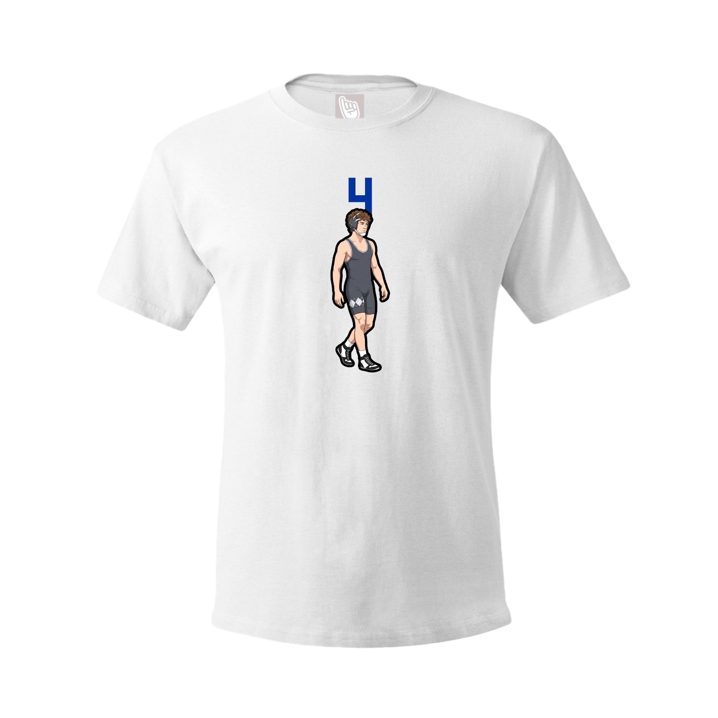 Tee — Number Top in White