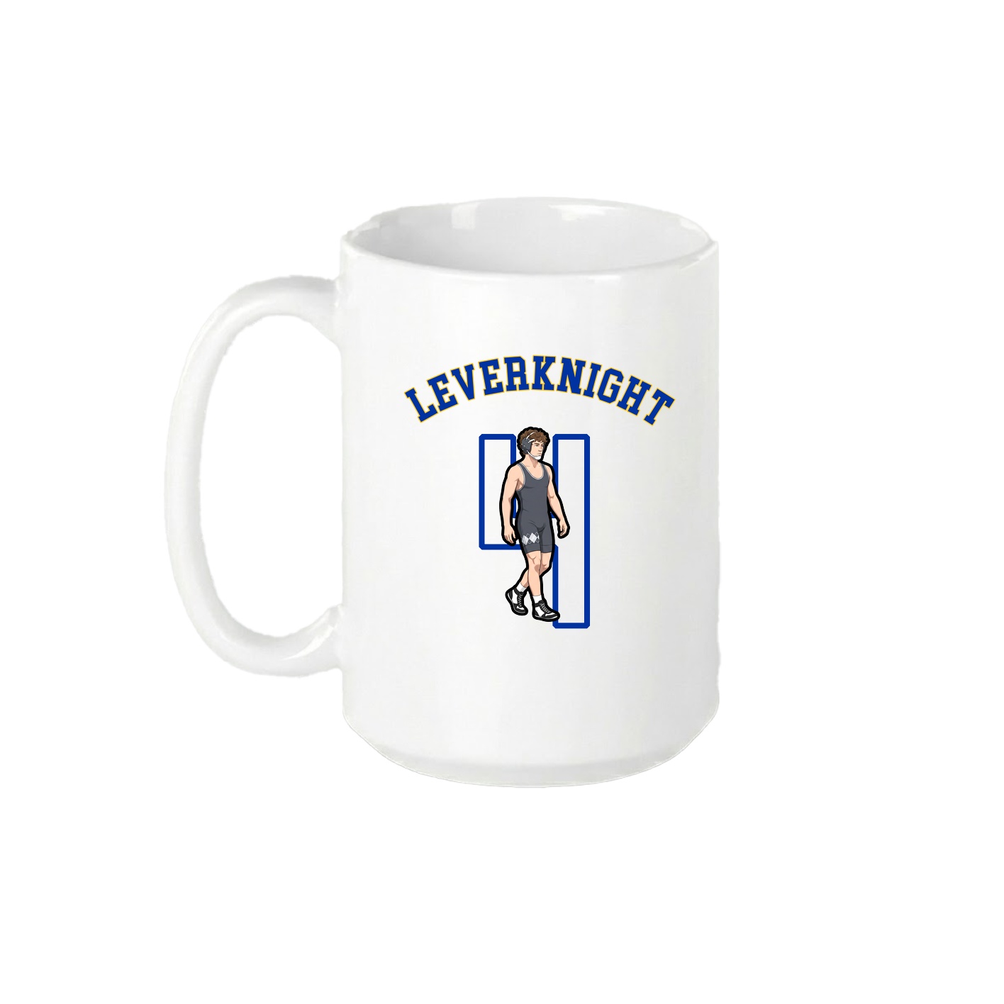 15oz Coffee Mug — Shirsey Arch in White