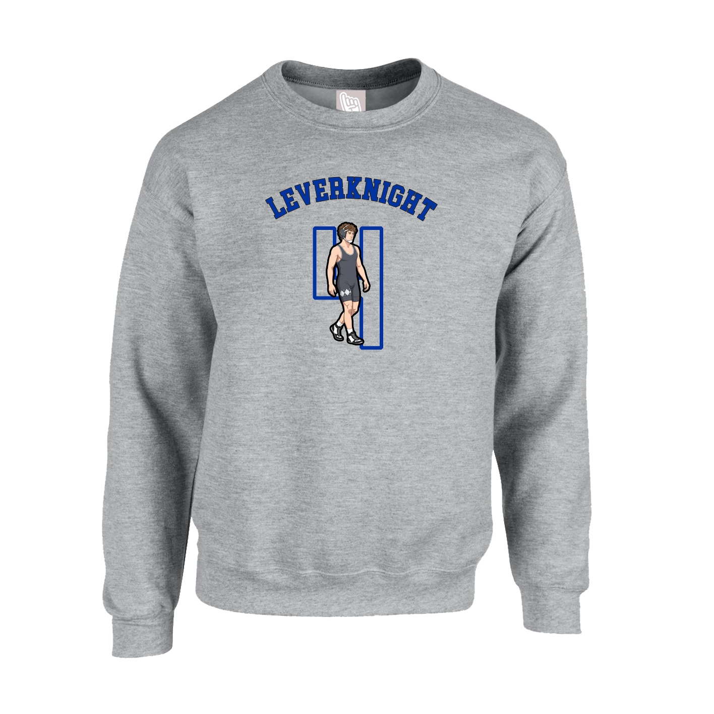 Fleece Crew — Shirsey Arch in Grey