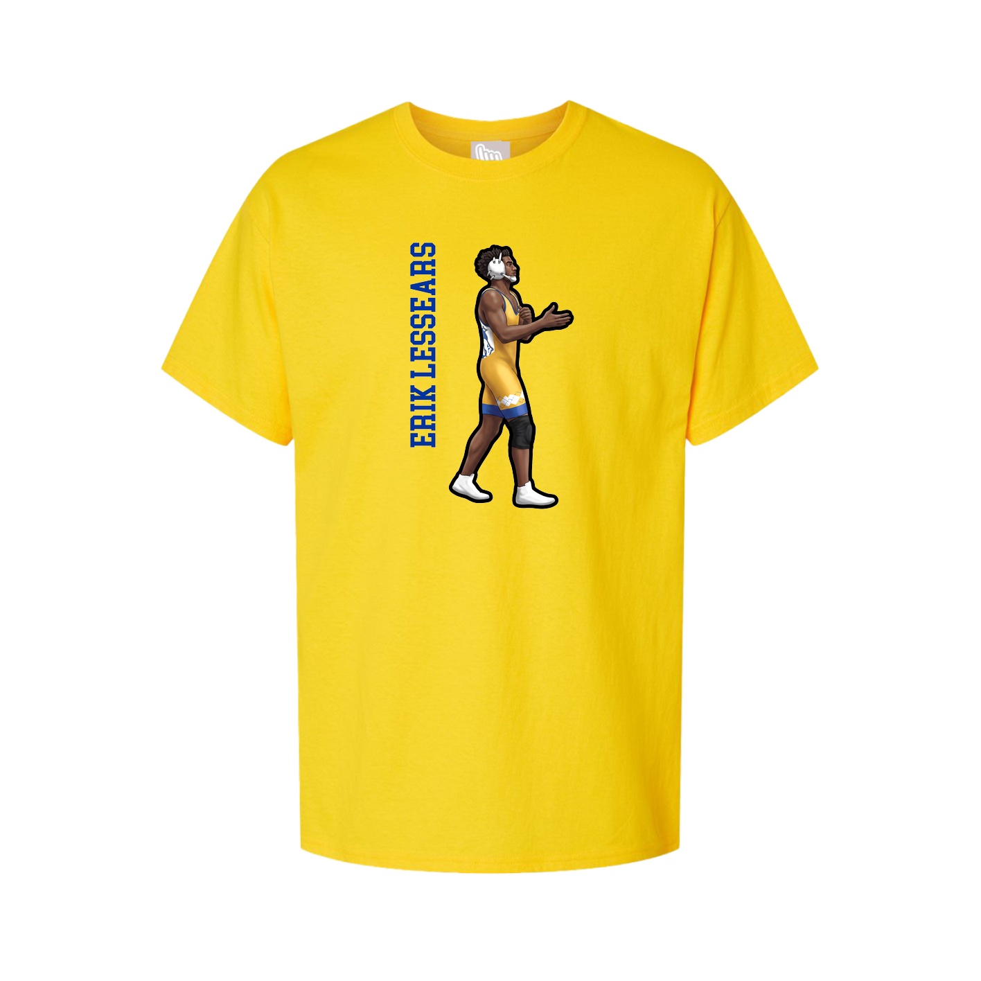 Tee — Name Vertical in Gold