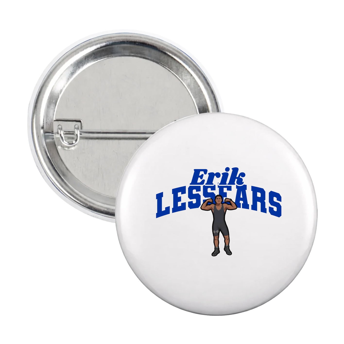 Game Day Button — Signature Arch in White