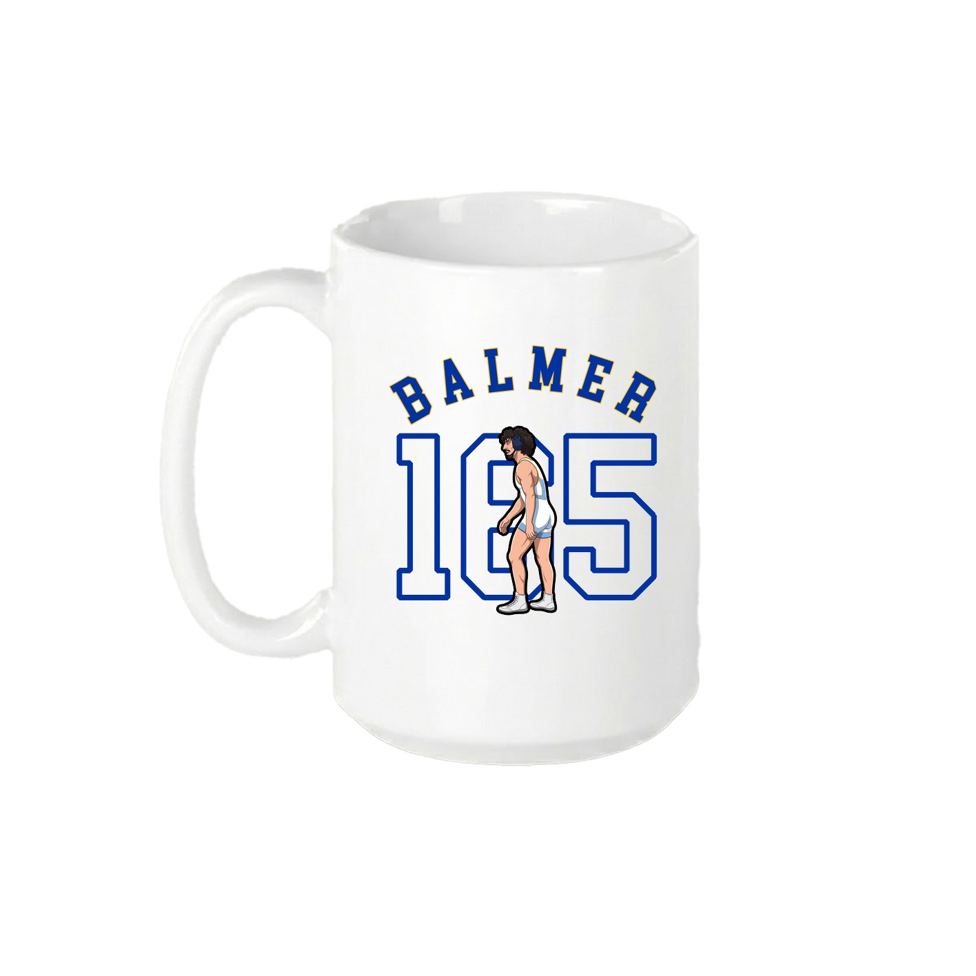 15oz Coffee Mug — Shirsey Arch in White