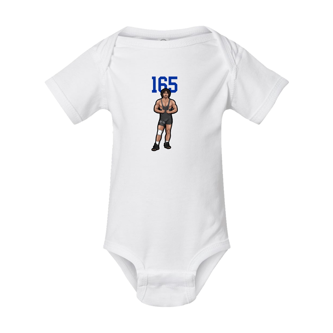 Baby Onesie — Number Top in White