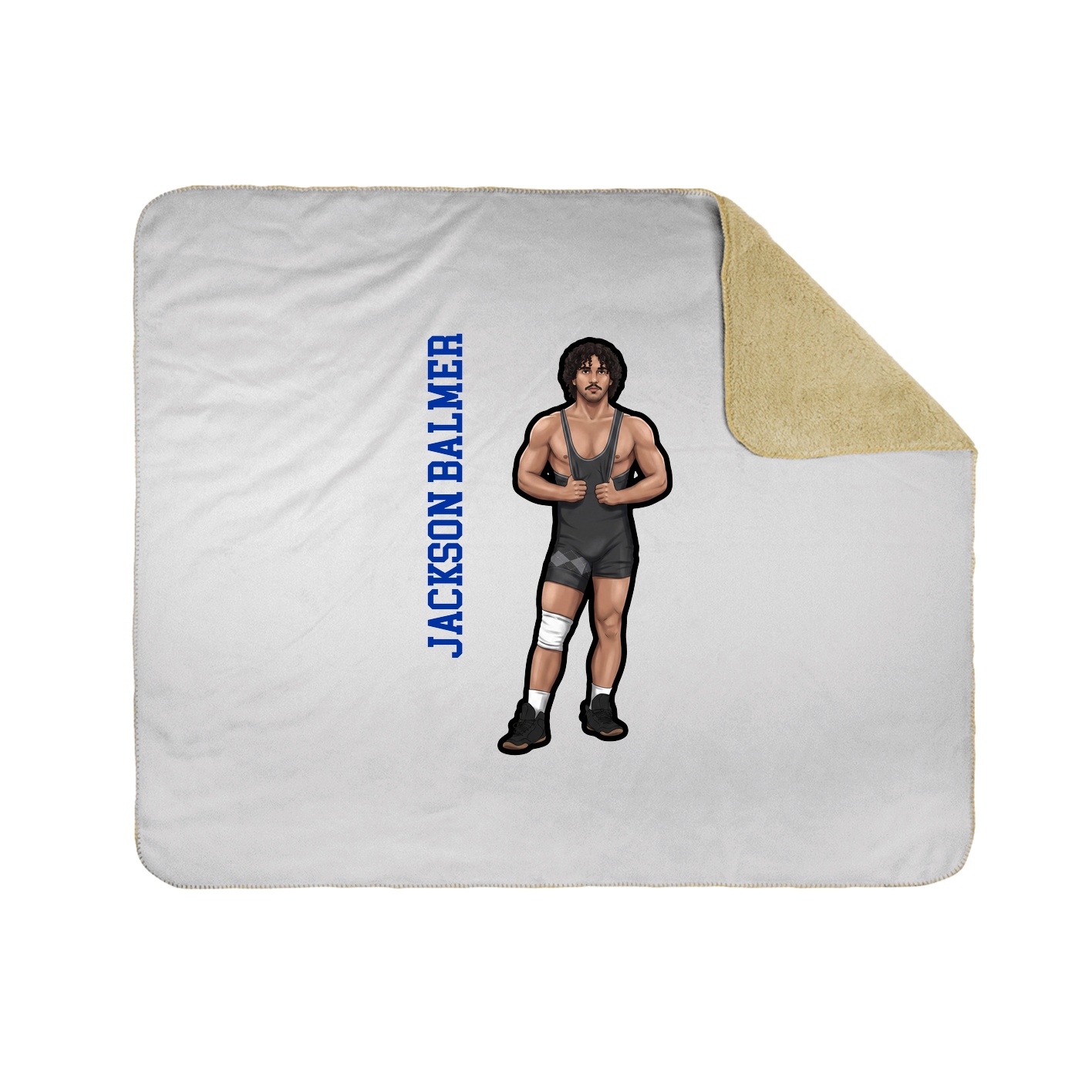 50x60 Sherpa Lined Throw Blanket
