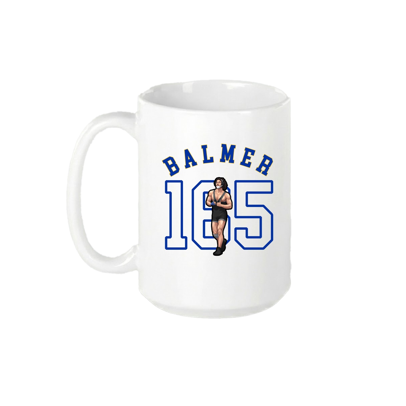 15oz Coffee Mug — Shirsey Arch in White