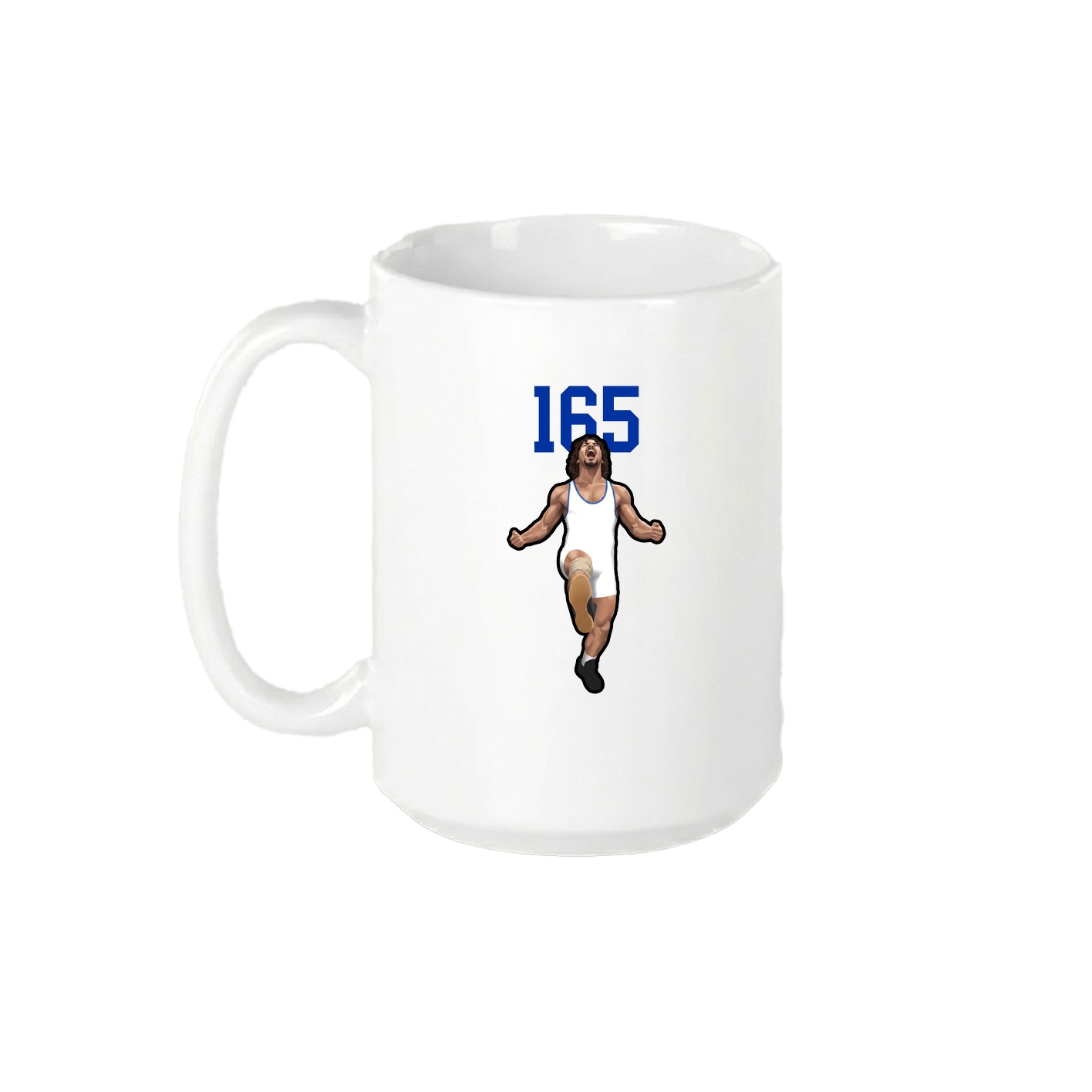 15oz Coffee Mug — Number Top in White
