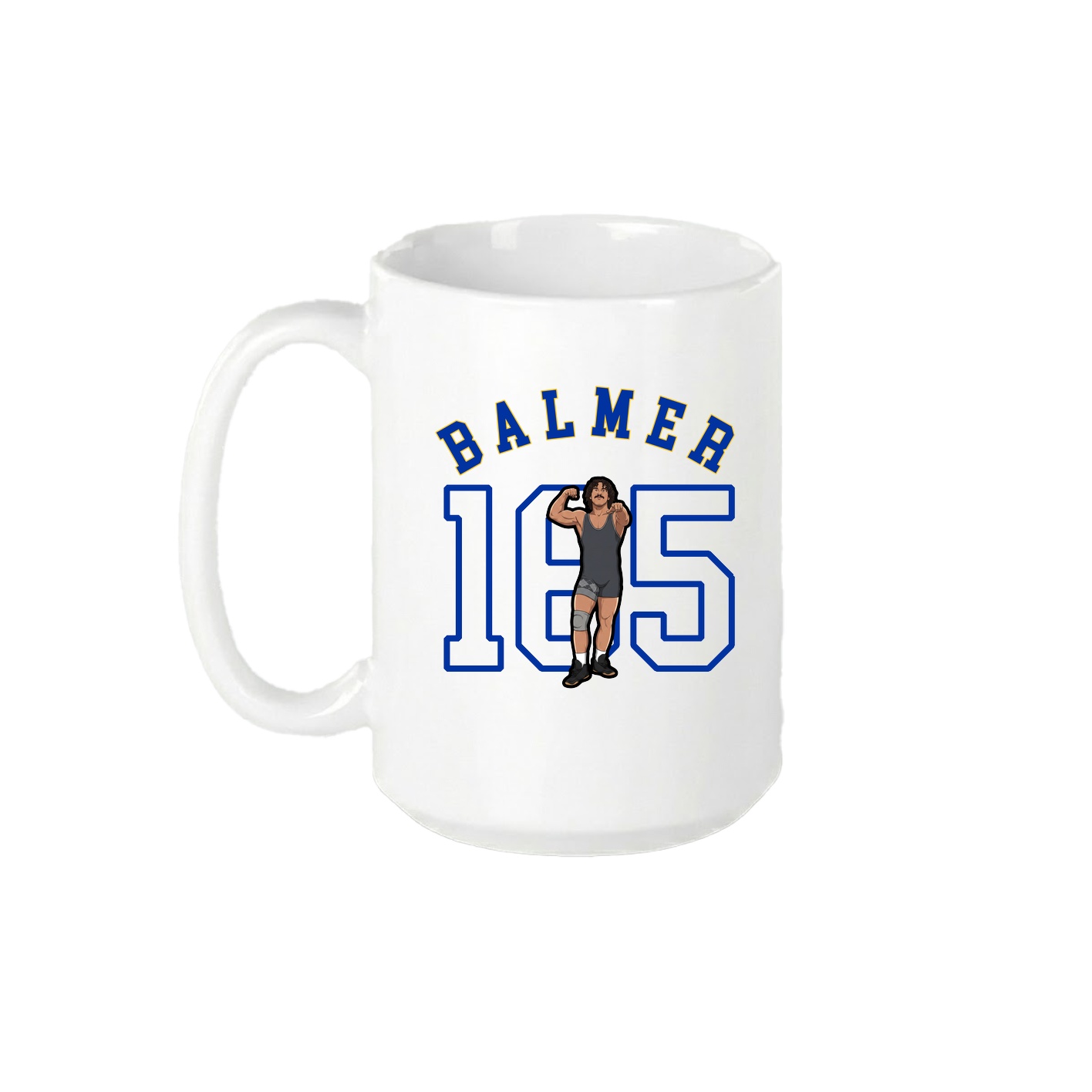 15oz Coffee Mug — Shirsey Arch in White