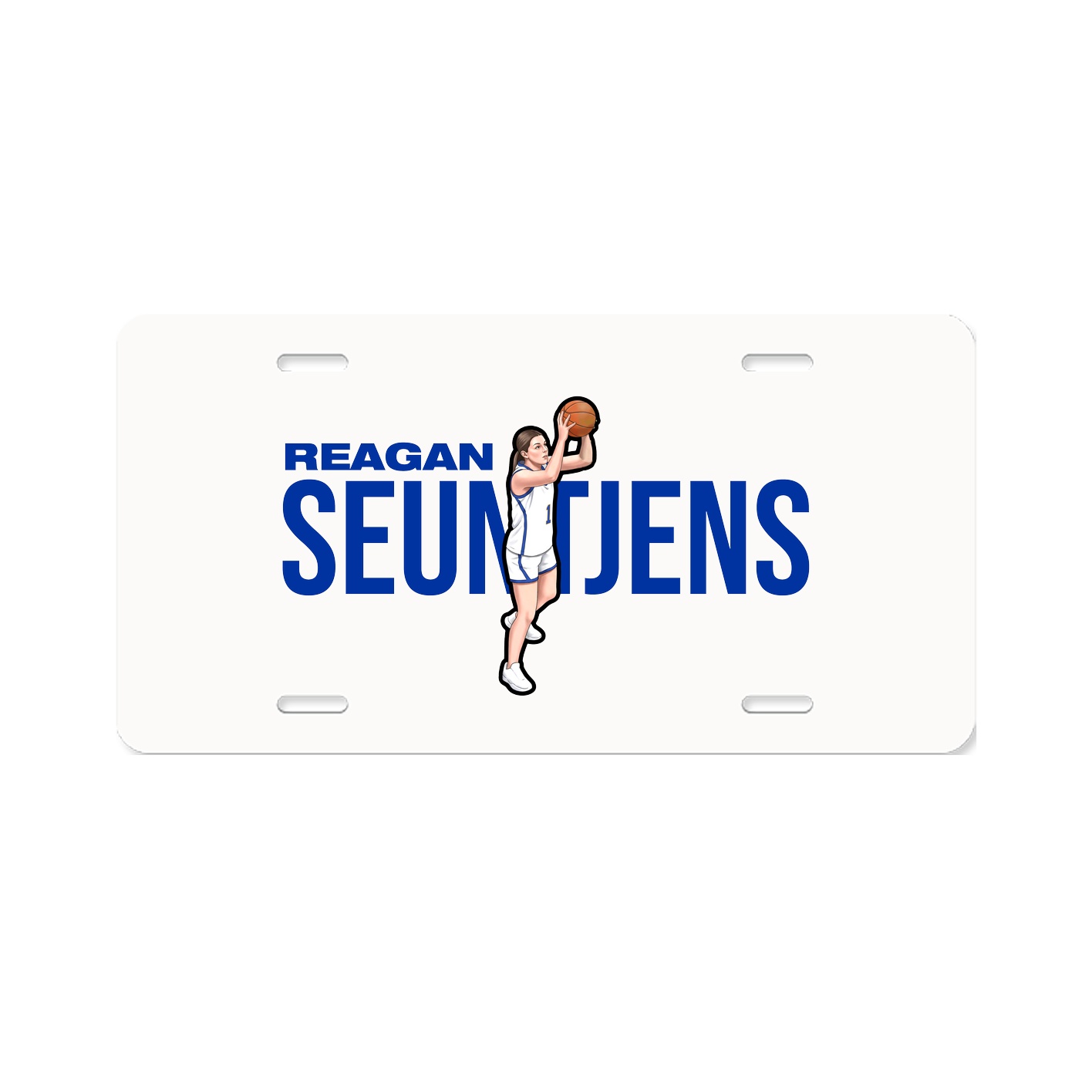 License Plate — Player Name in Classic