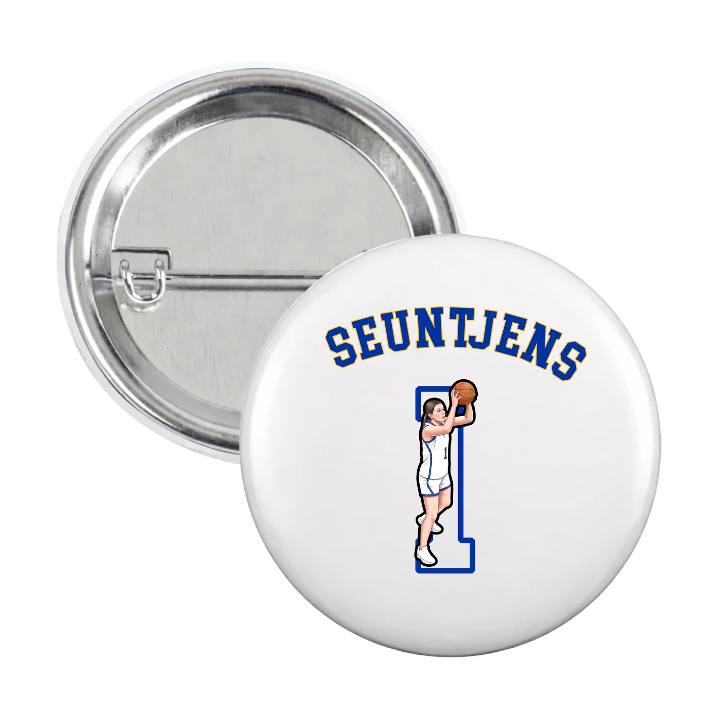 Game Day Button — Shirsey Arch in White