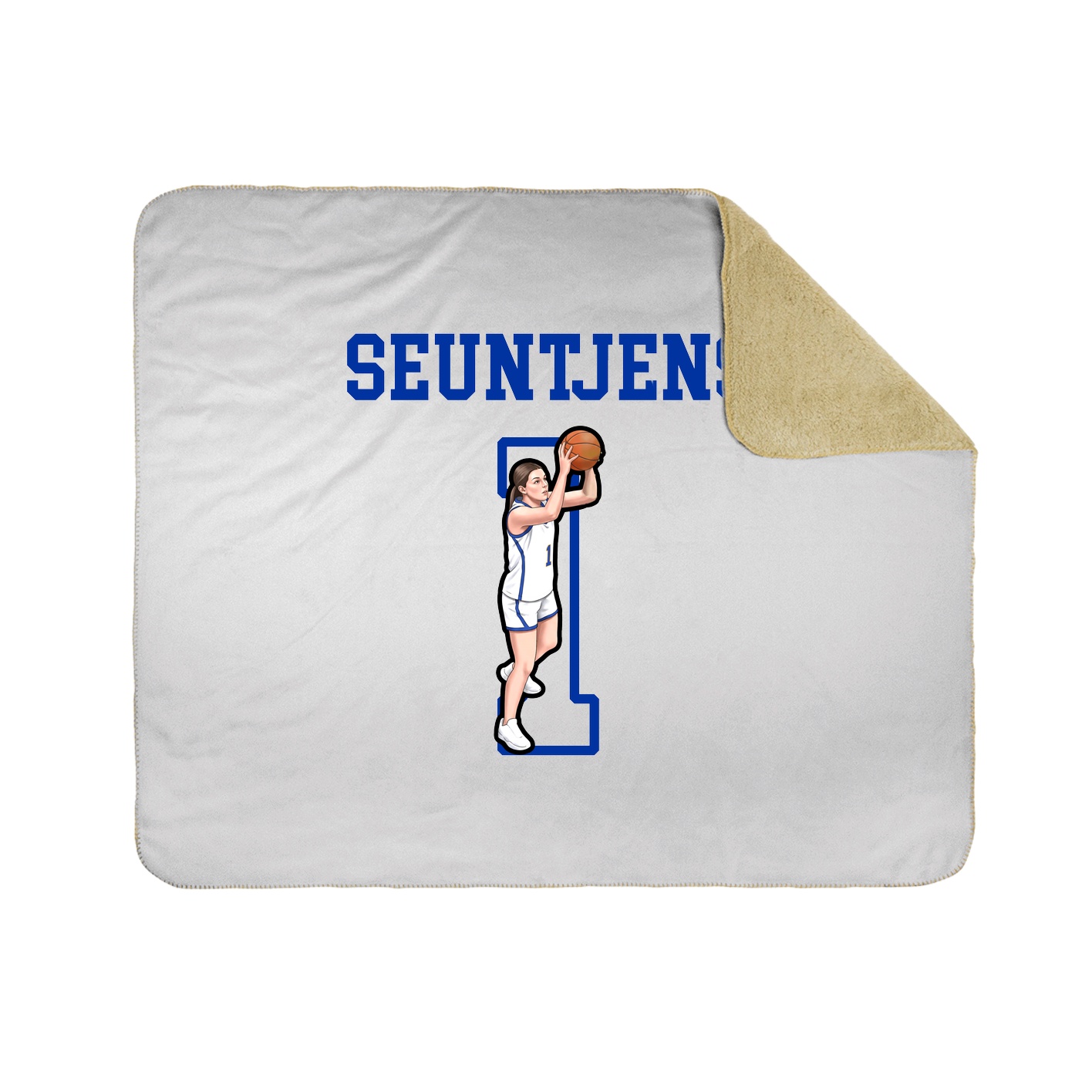 Throw Blanket — Shirsey in White