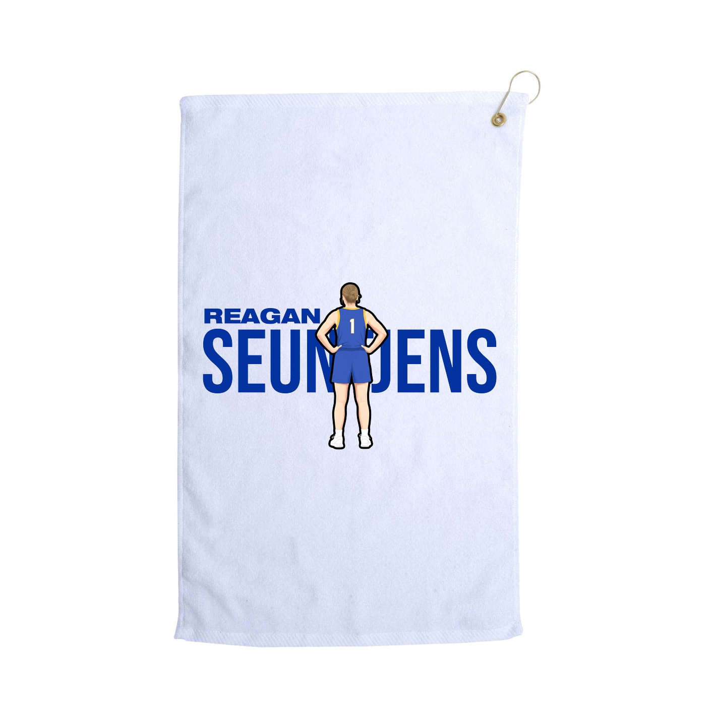 Golf Towel — Player Name in White