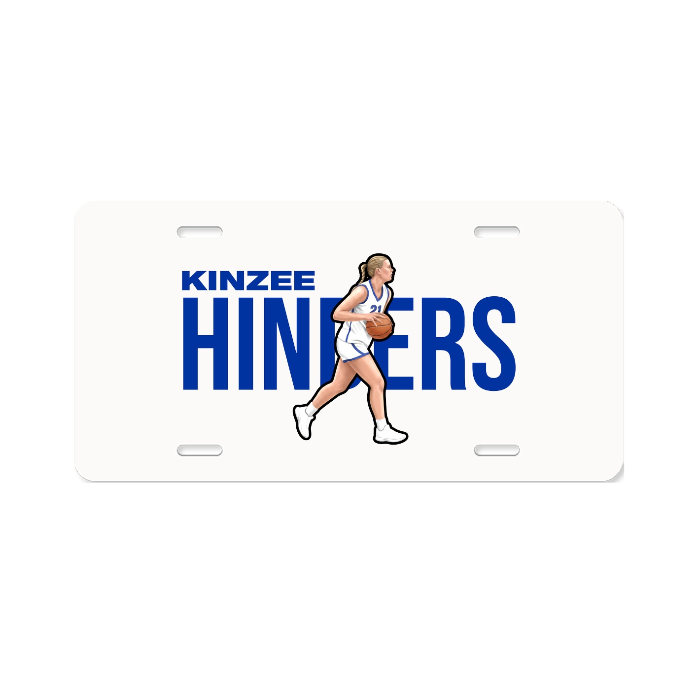 License Plate — Player Name in Classic