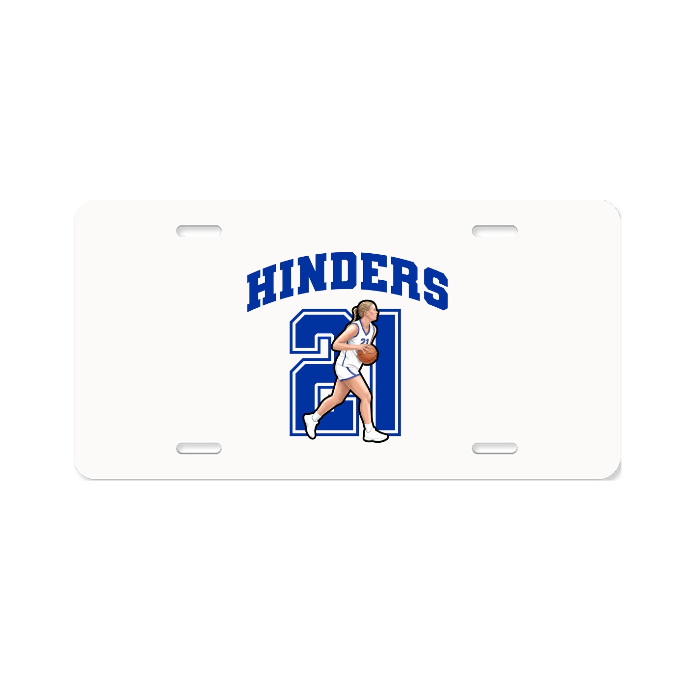 License Plate — Number in Classic