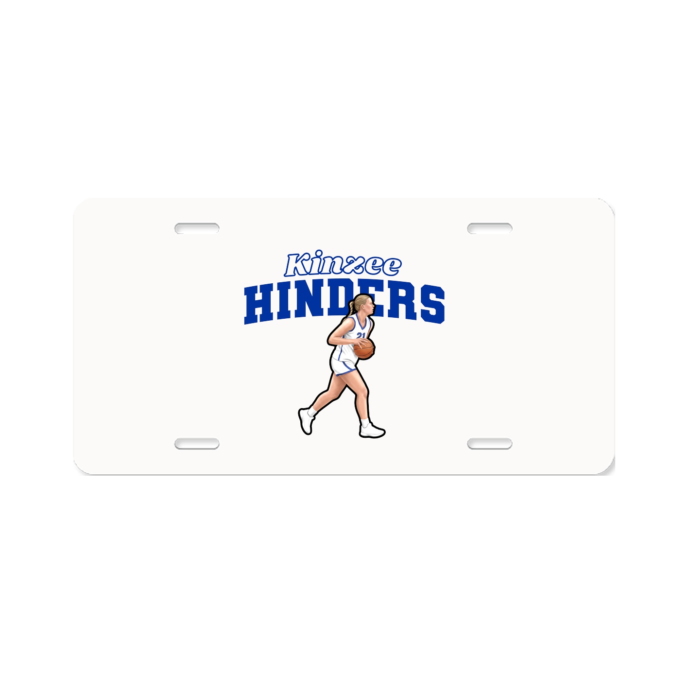 License Plate — Name Arch in Classic